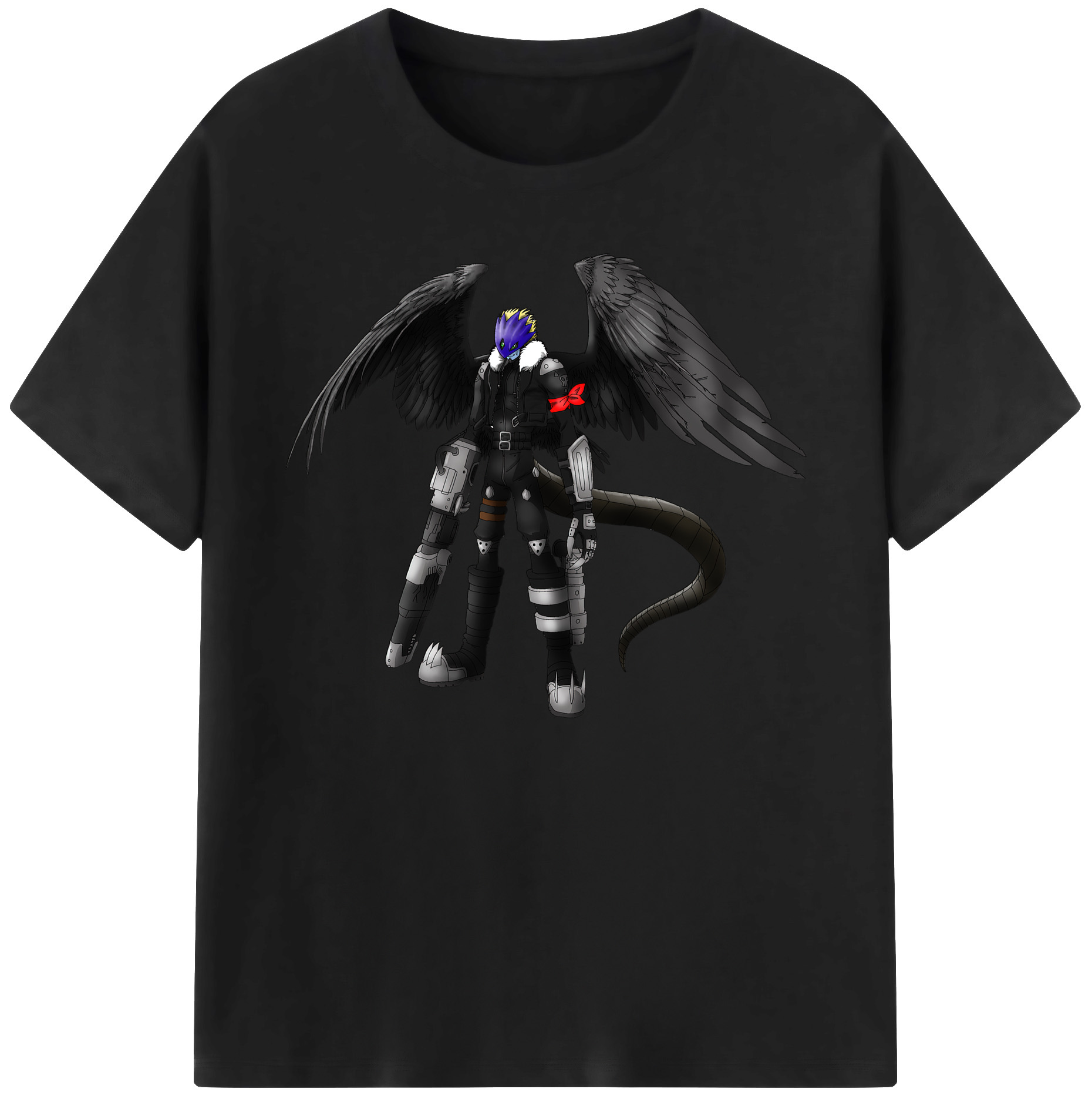 （画像用） Digimon デジタルモンスター/デジモン 綿100％ メンズ半袖Tシャツ｜肌触りやわらか＆通気性