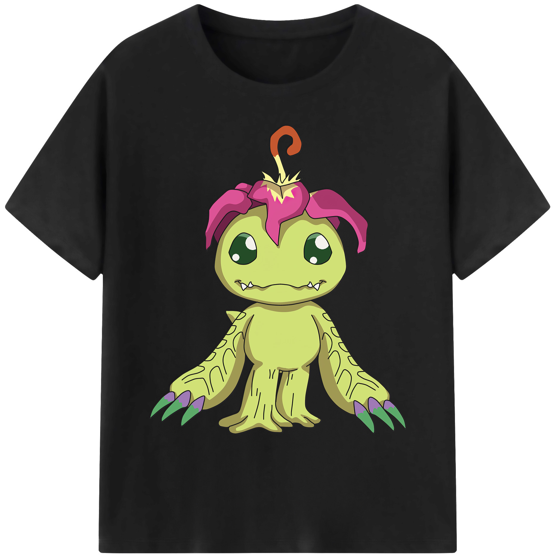 （画像用） Digimon デジタルモンスター/デジモン 綿100％ メンズ半袖Tシャツ｜肌触りやわらか＆通気性