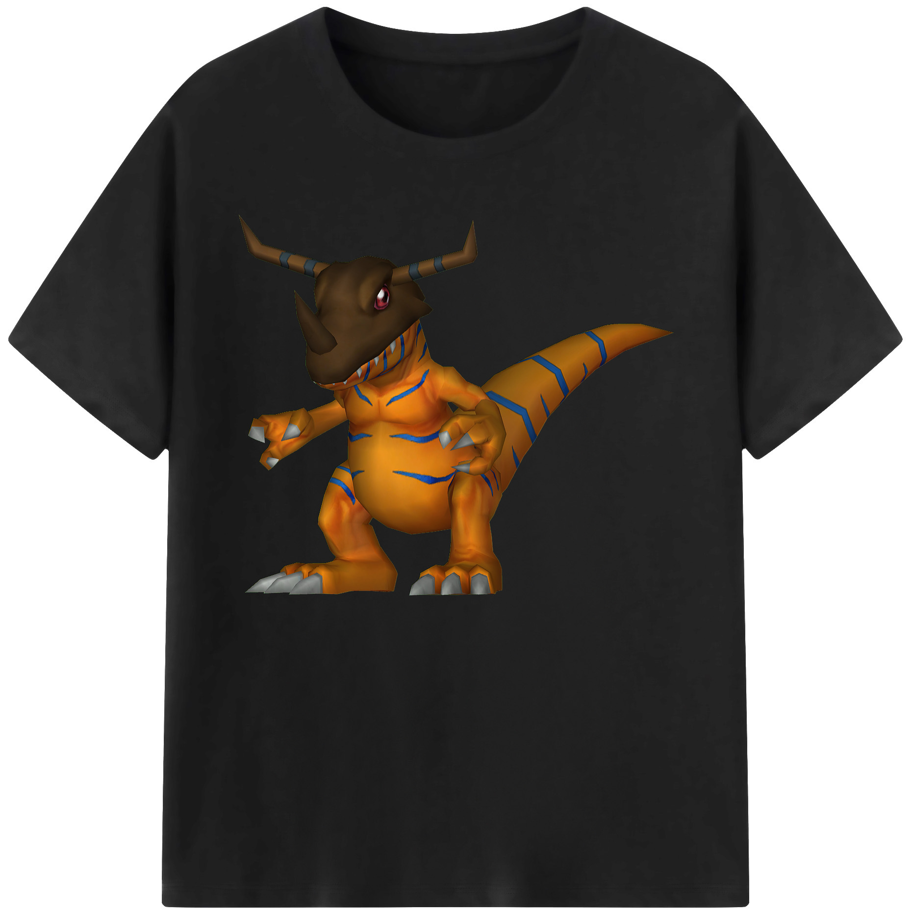 （画像用） Digimon デジタルモンスター/デジモン 綿100％ メンズ半袖Tシャツ｜肌触りやわらか＆通気性