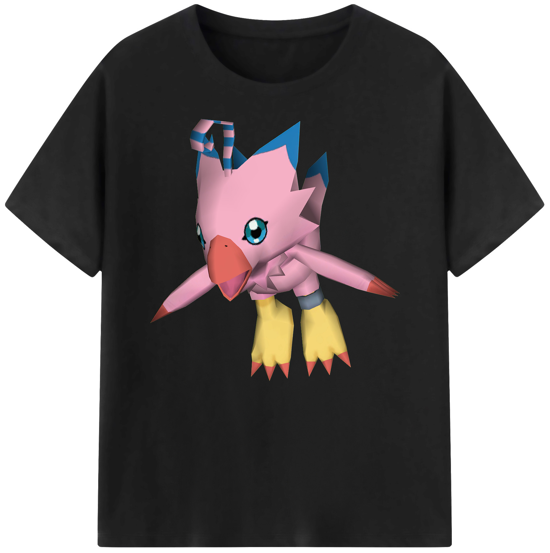 （画像用） Digimon デジタルモンスター/デジモン 綿100％ メンズ半袖Tシャツ｜肌触りやわらか＆通気性