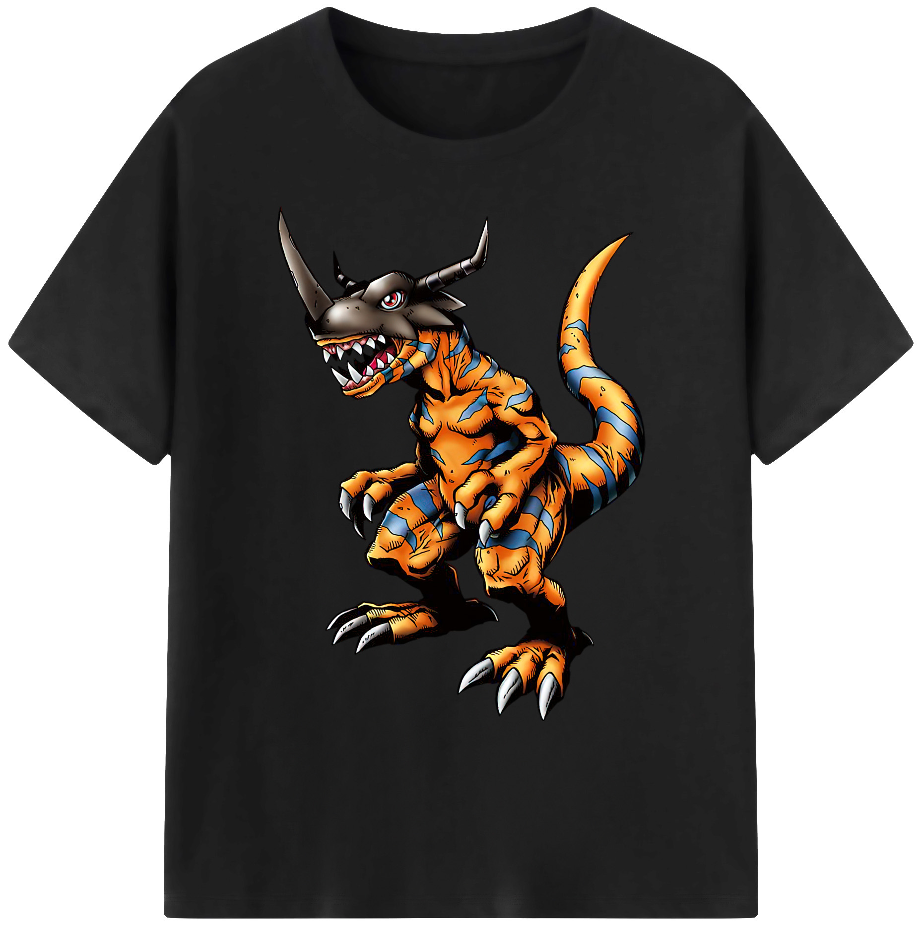 （画像用） Digimon デジタルモンスター/デジモン 綿100％ メンズ半袖Tシャツ｜肌触りやわらか＆通気性