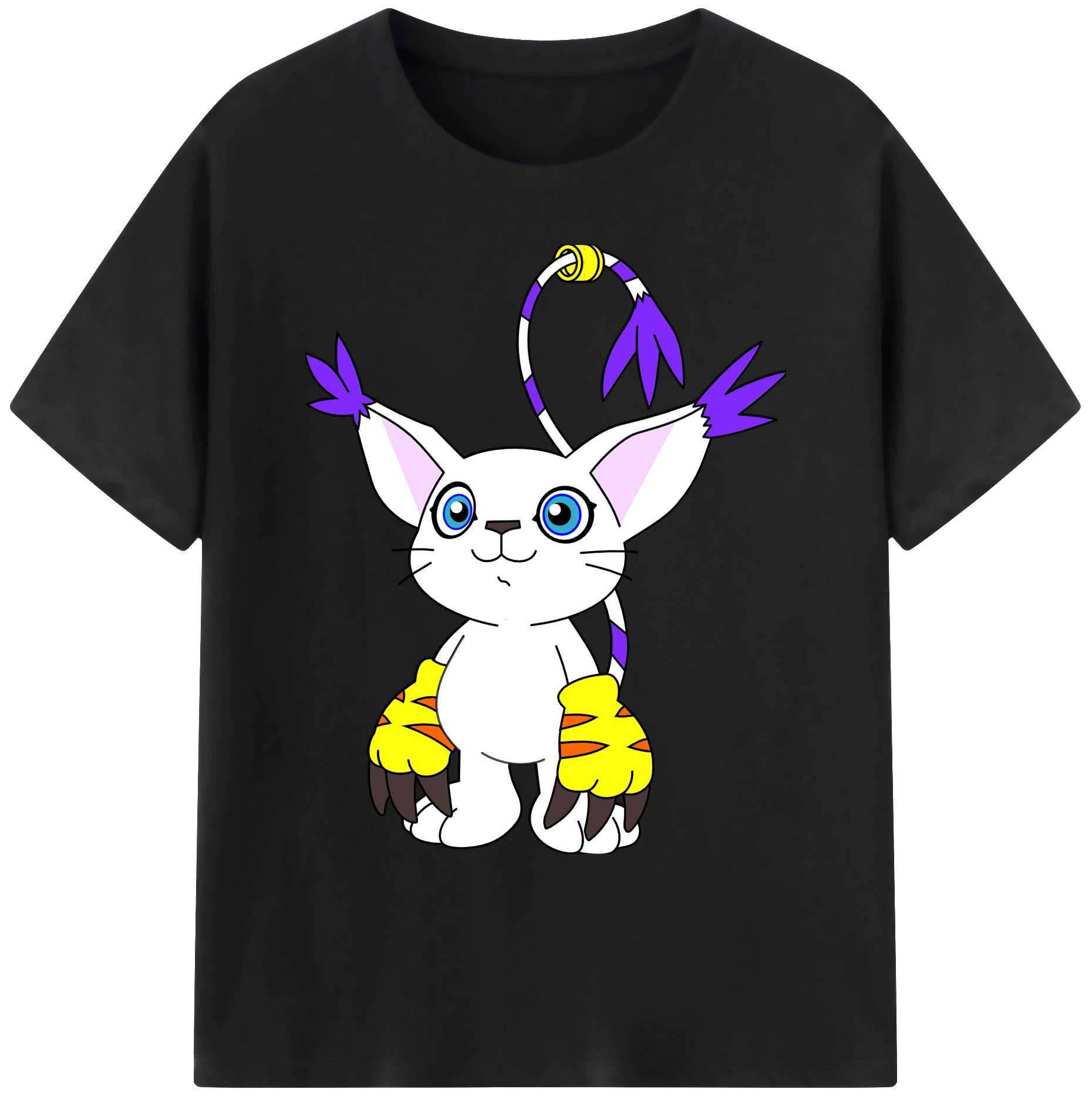 （画像用） Digimon デジタルモンスター/デジモン 綿100％ メンズ半袖Tシャツ｜肌触りやわらか＆通気性