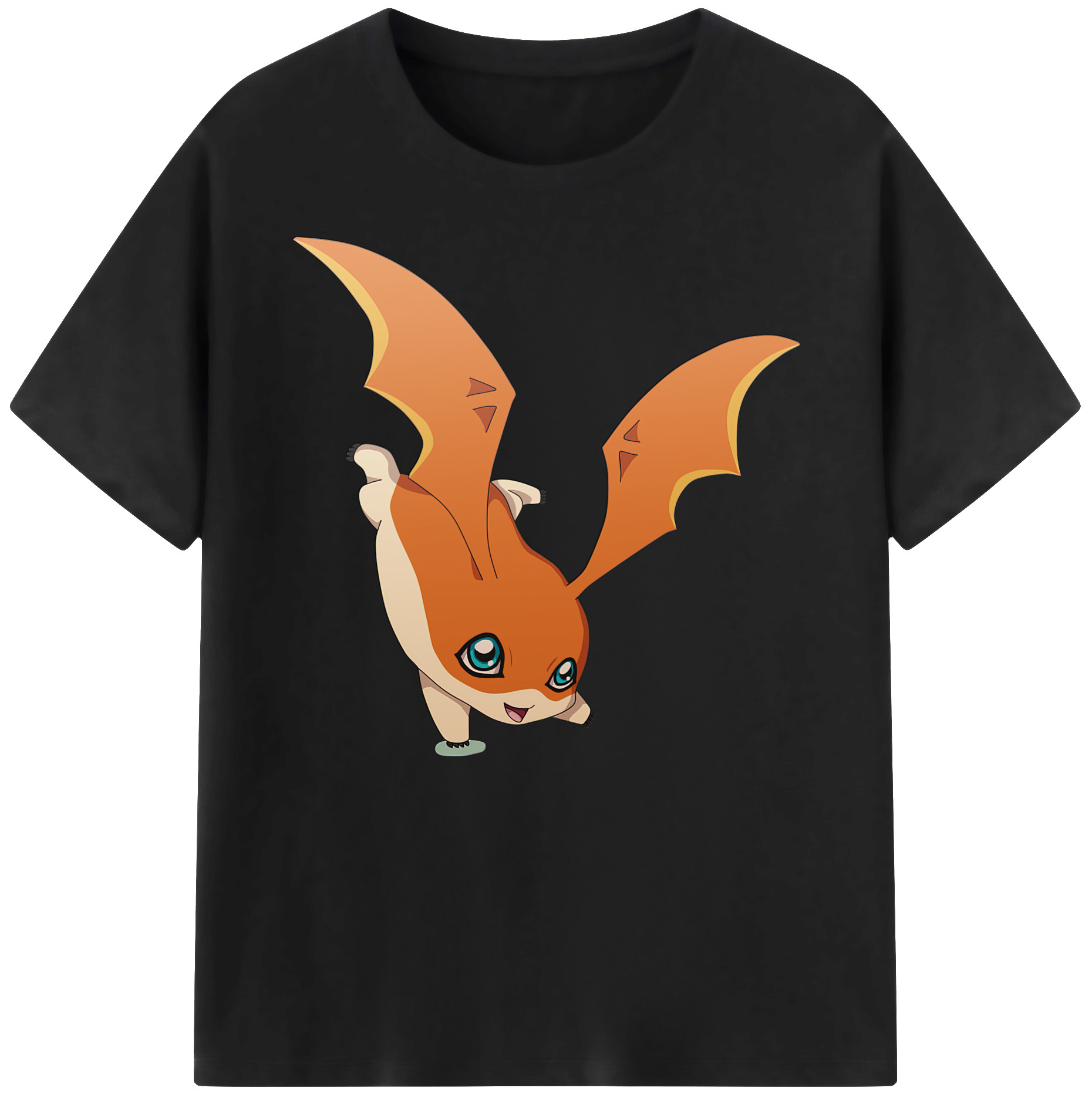 （画像用） Digimon デジタルモンスター/デジモン 綿100％ メンズ半袖Tシャツ｜肌触りやわらか＆通気性