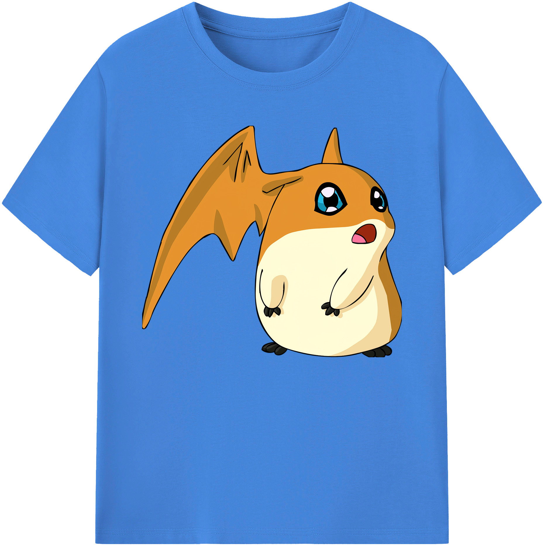 （画像用） Digimon デジタルモンスター/デジモン 綿100％ メンズ半袖Tシャツ｜肌触りやわらか＆通気性