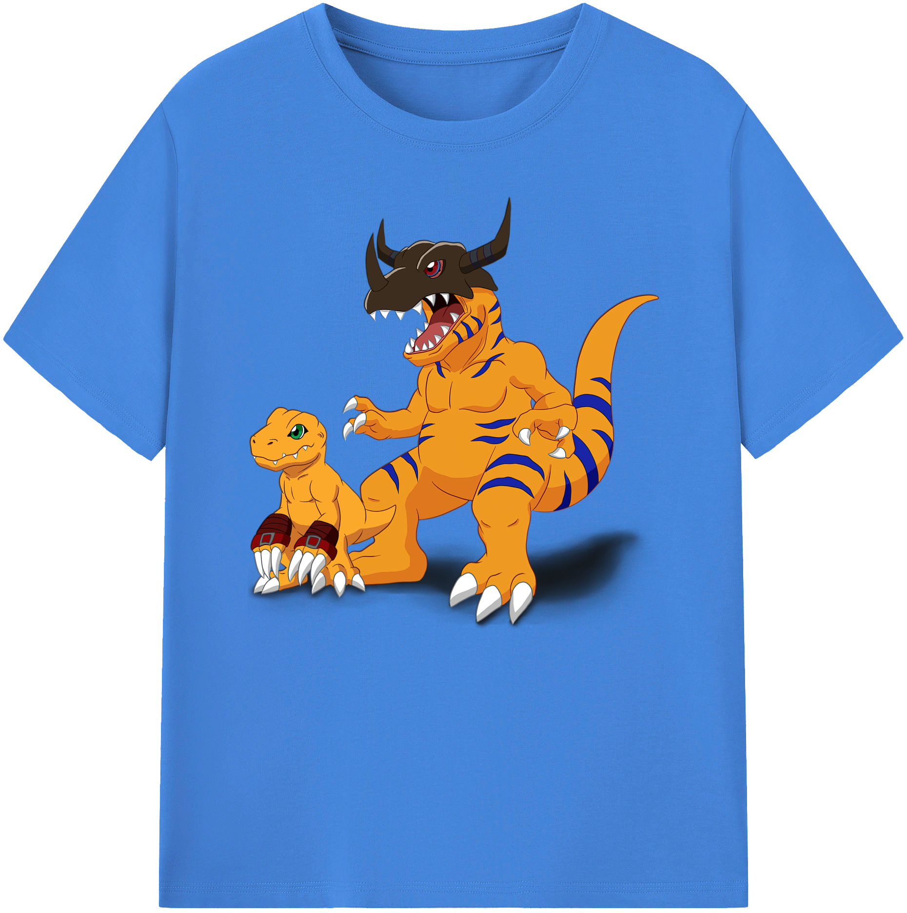 （画像用） Digimon デジタルモンスター/デジモン 綿100％ メンズ半袖Tシャツ｜肌触りやわらか＆通気性