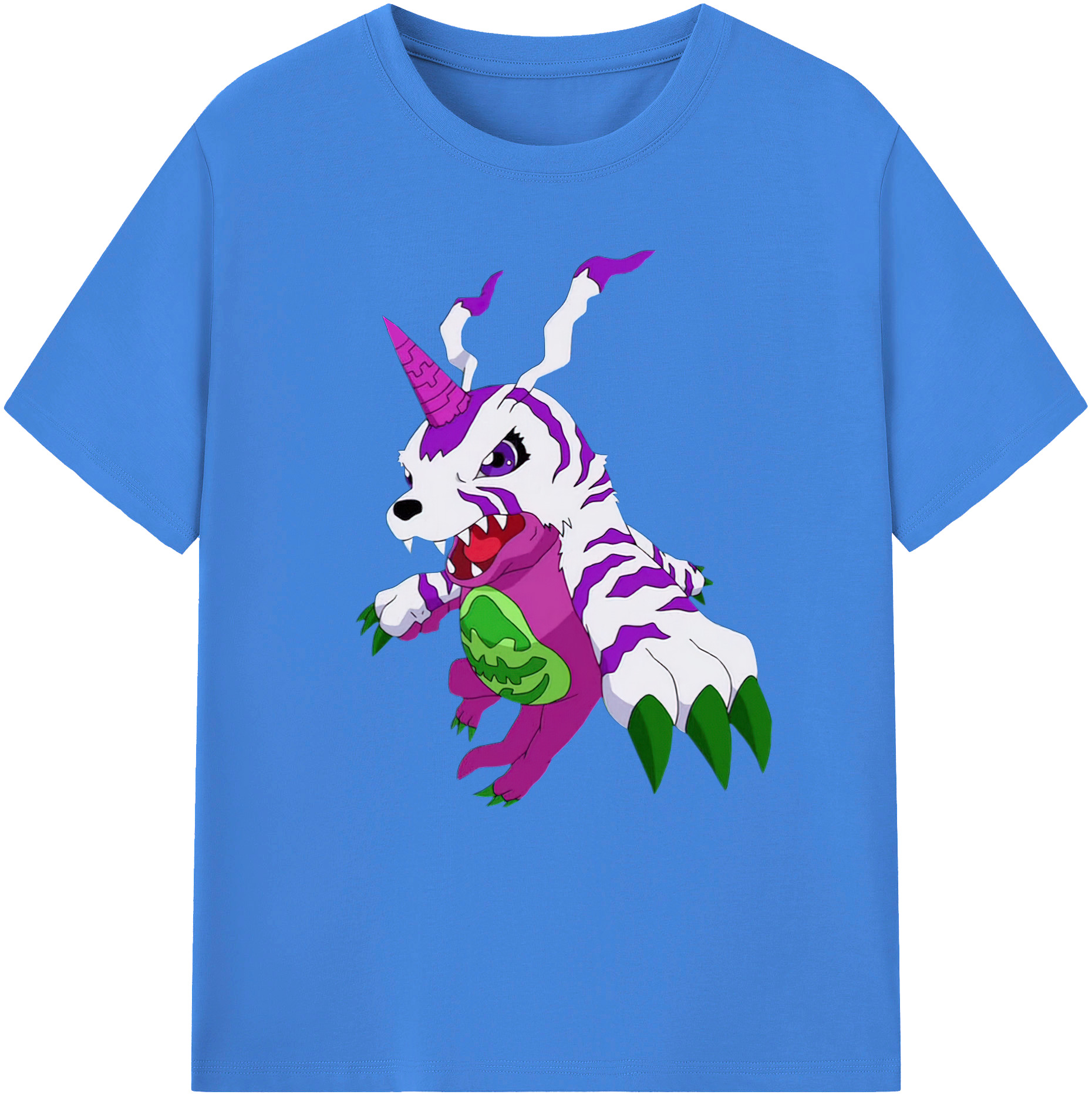 （画像用） Digimon デジタルモンスター/デジモン 綿100％ メンズ半袖Tシャツ｜肌触りやわらか＆通気性