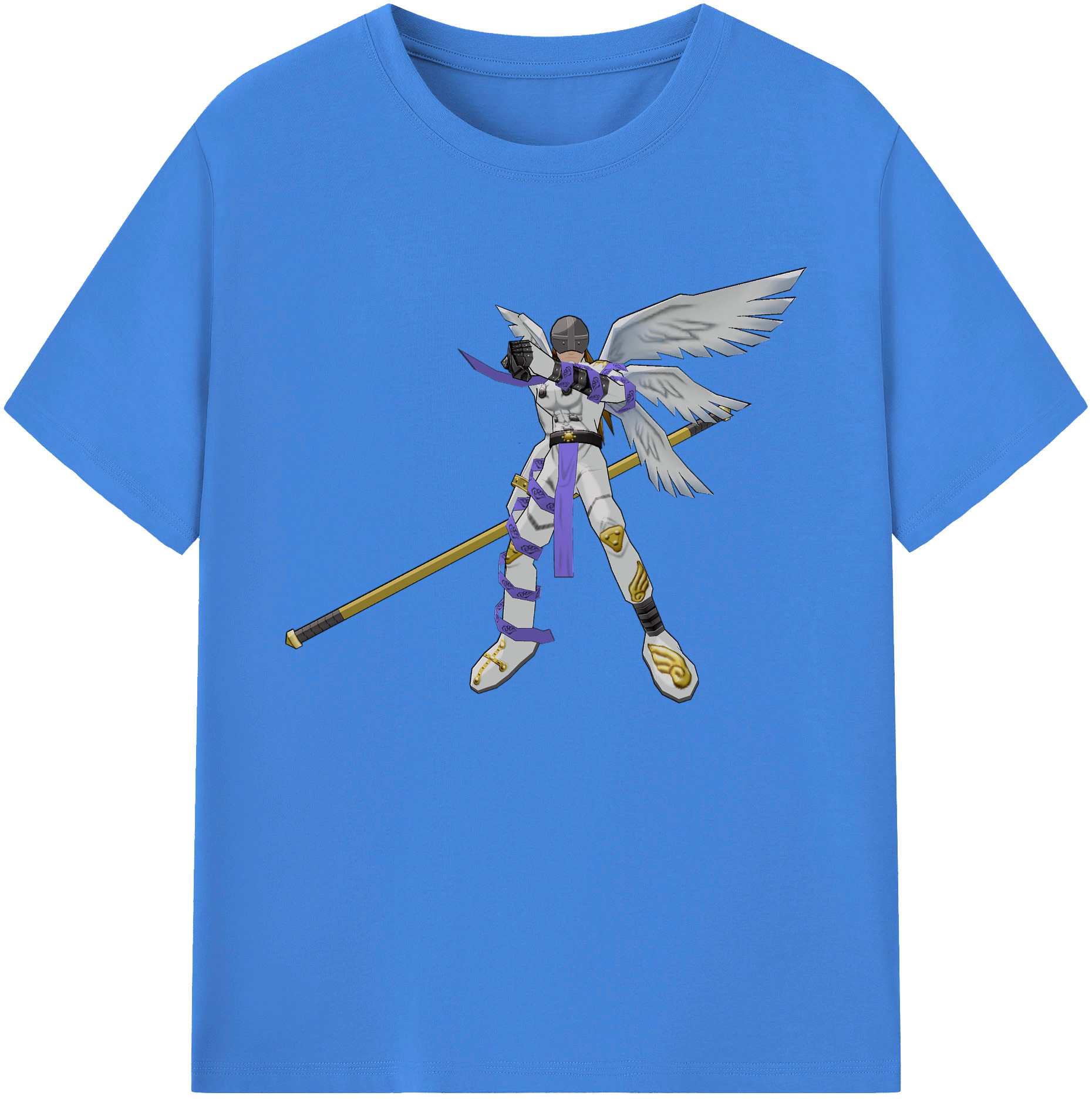 （画像用） Digimon デジタルモンスター/デジモン 綿100％ メンズ半袖Tシャツ｜肌触りやわらか＆通気性