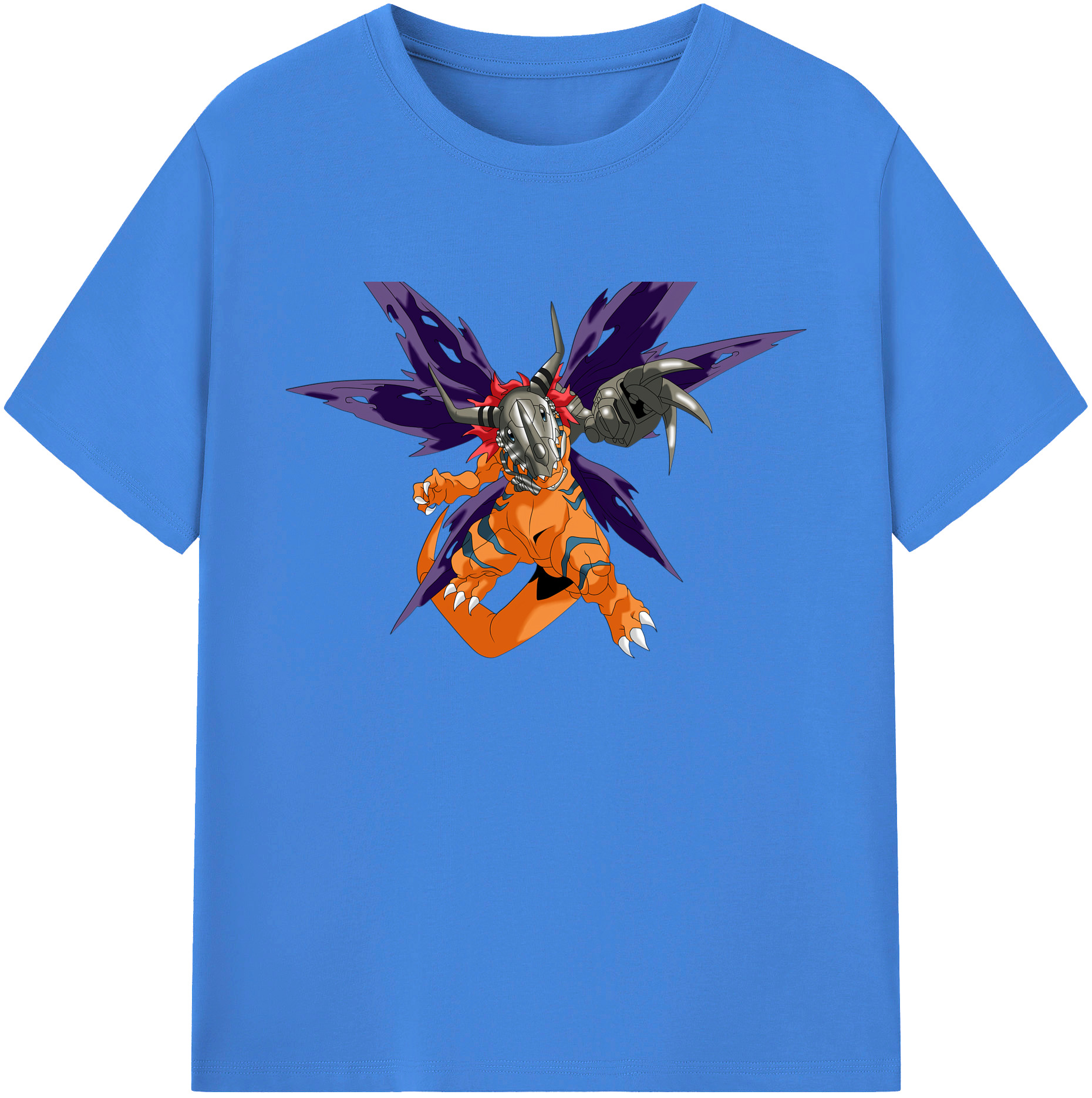 （画像用） Digimon デジタルモンスター/デジモン 綿100％ メンズ半袖Tシャツ｜肌触りやわらか＆通気性