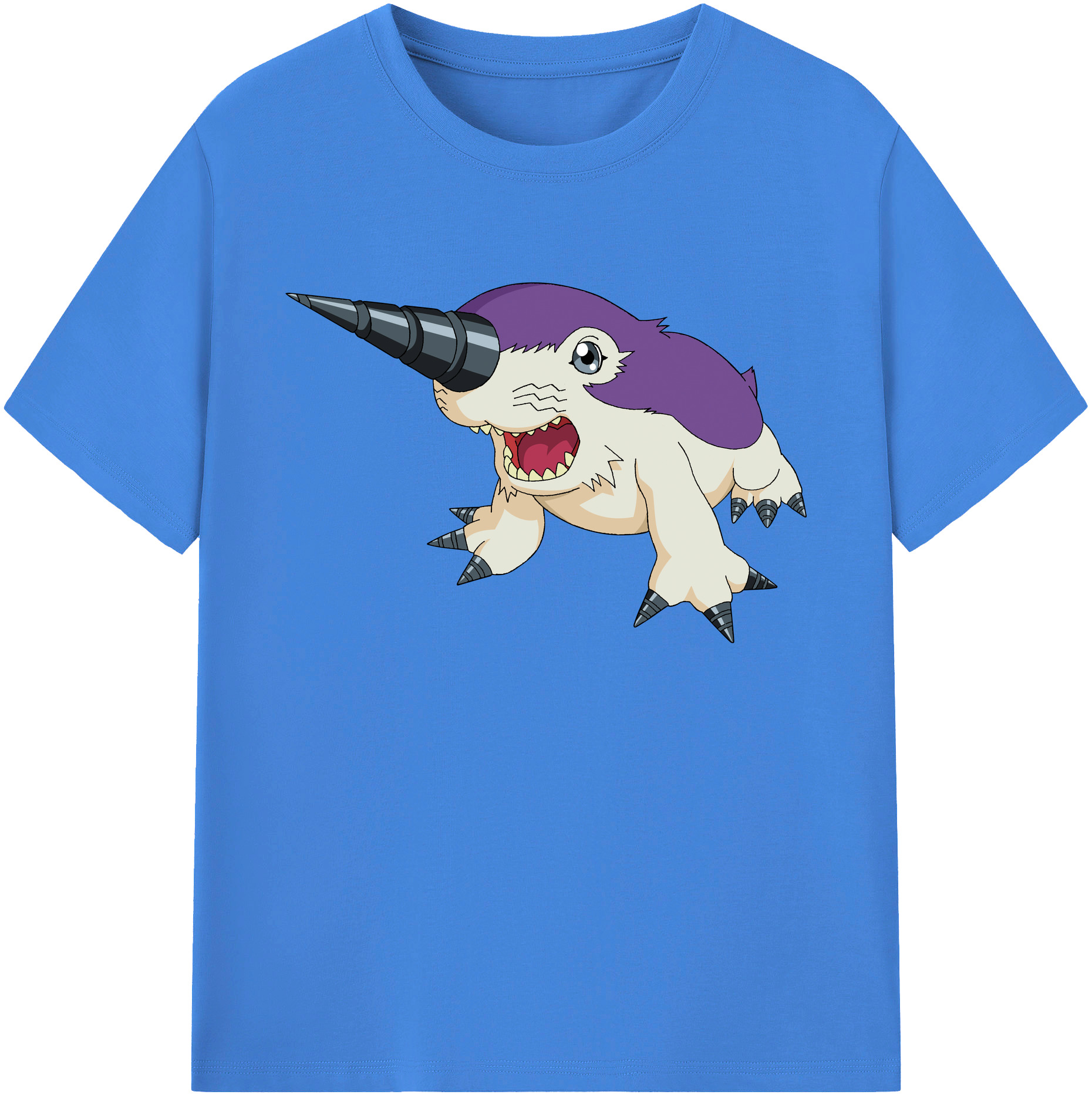 （画像用） Digimon デジタルモンスター/デジモン 綿100％ メンズ半袖Tシャツ｜肌触りやわらか＆通気性