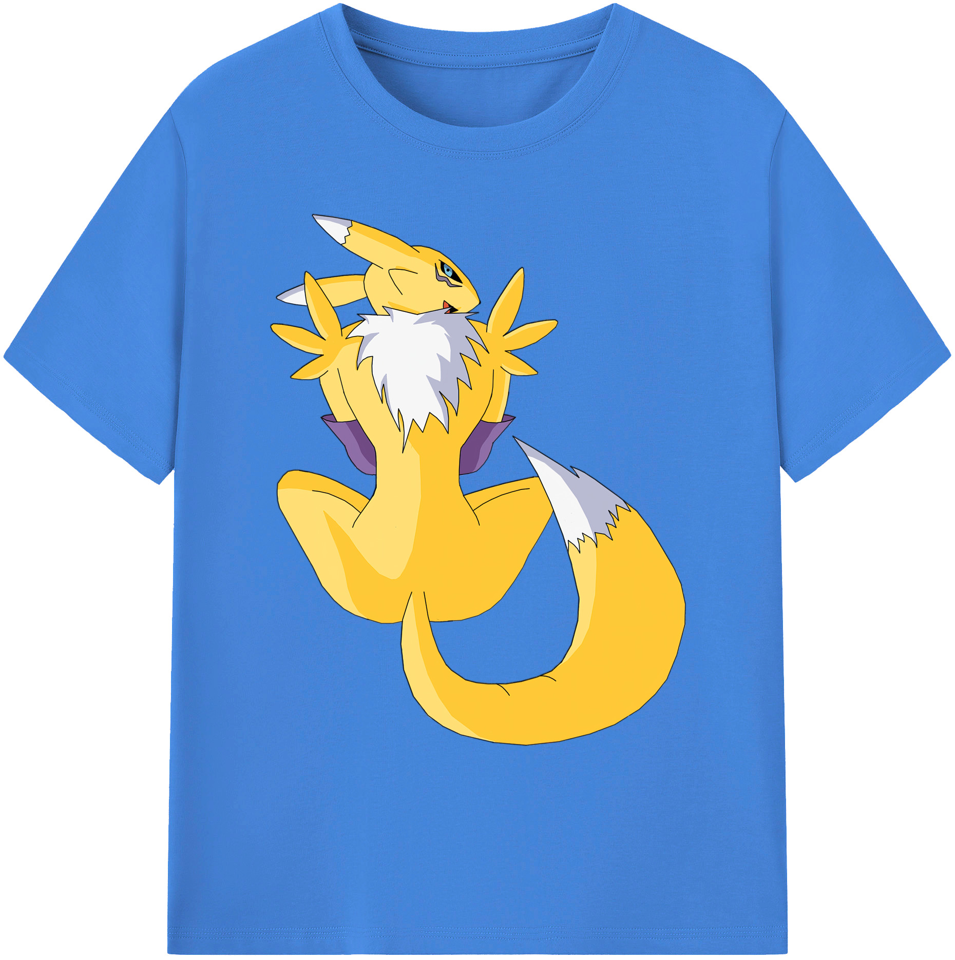 （画像用） Digimon デジタルモンスター/デジモン 綿100％ メンズ半袖Tシャツ｜肌触りやわらか＆通気性