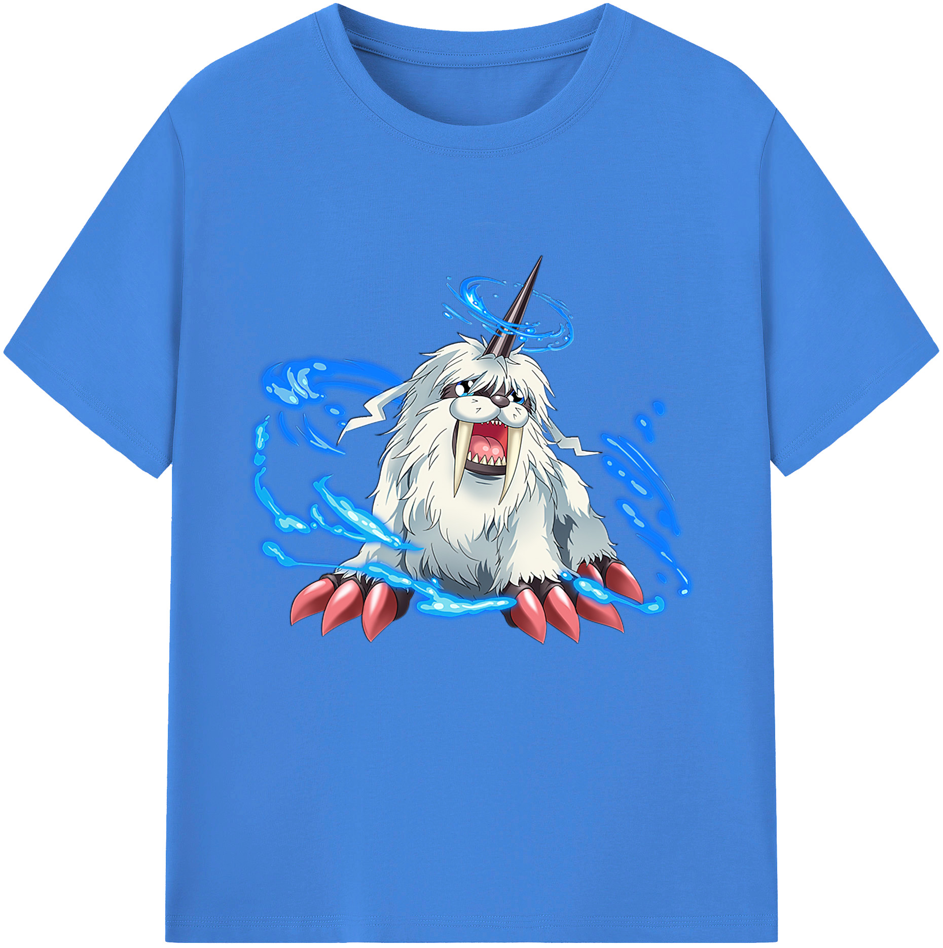 （画像用） Digimon デジタルモンスター/デジモン 綿100％ メンズ半袖Tシャツ｜肌触りやわらか＆通気性