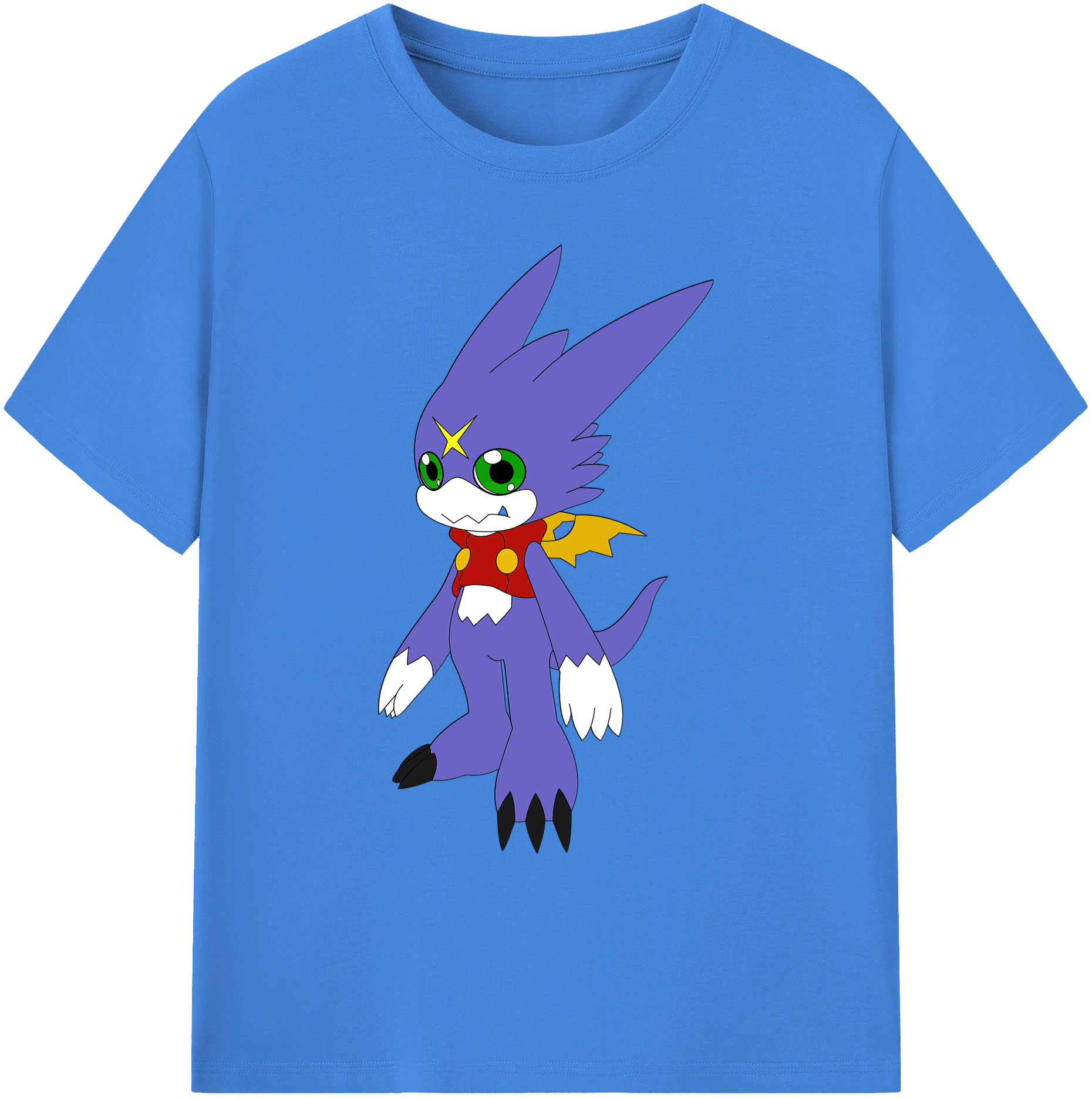 （画像用） Digimon デジタルモンスター/デジモン 綿100％ メンズ半袖Tシャツ｜肌触りやわらか＆通気性