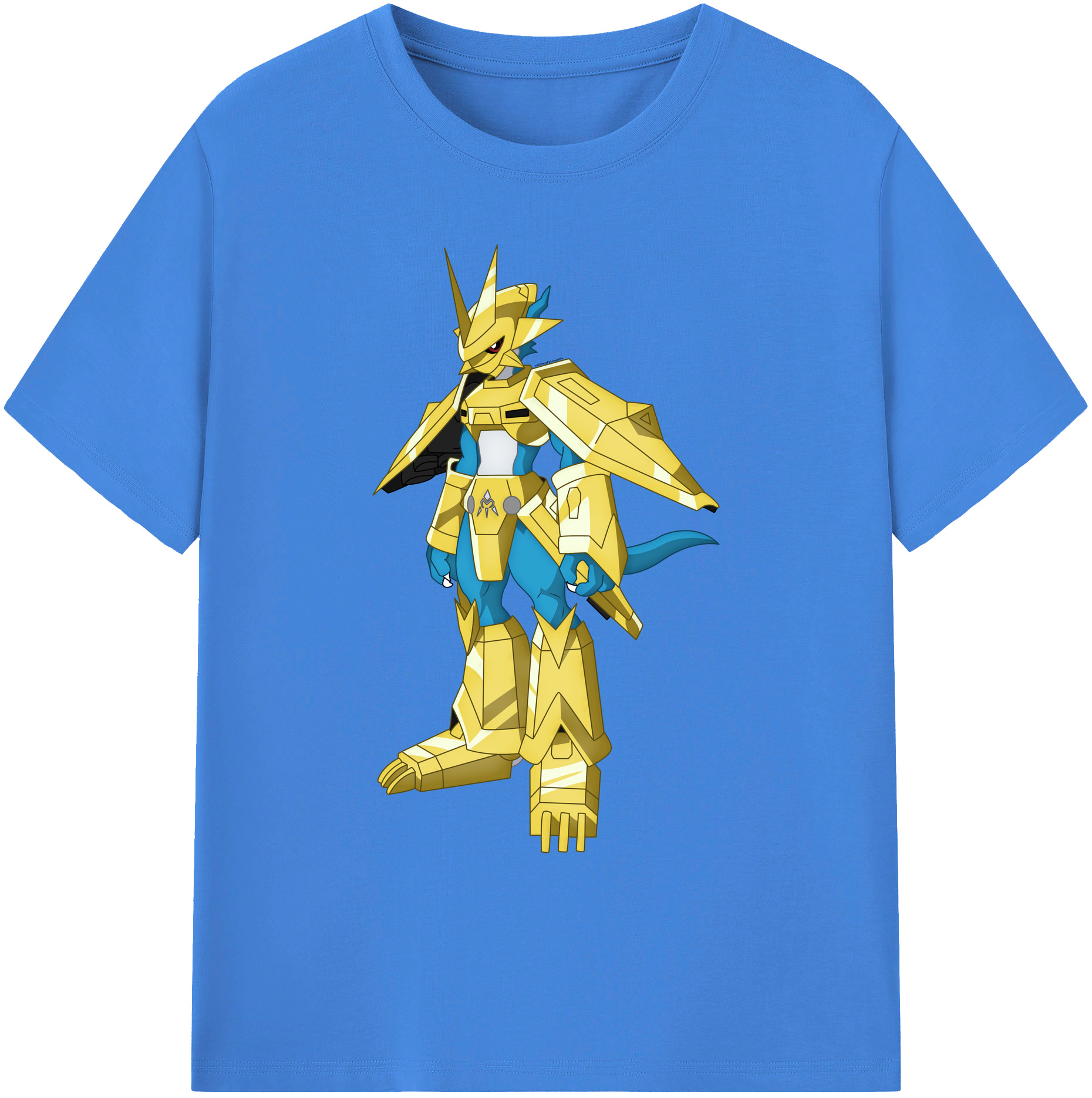 （画像用） Digimon デジタルモンスター/デジモン 綿100％ メンズ半袖Tシャツ｜肌触りやわらか＆通気性