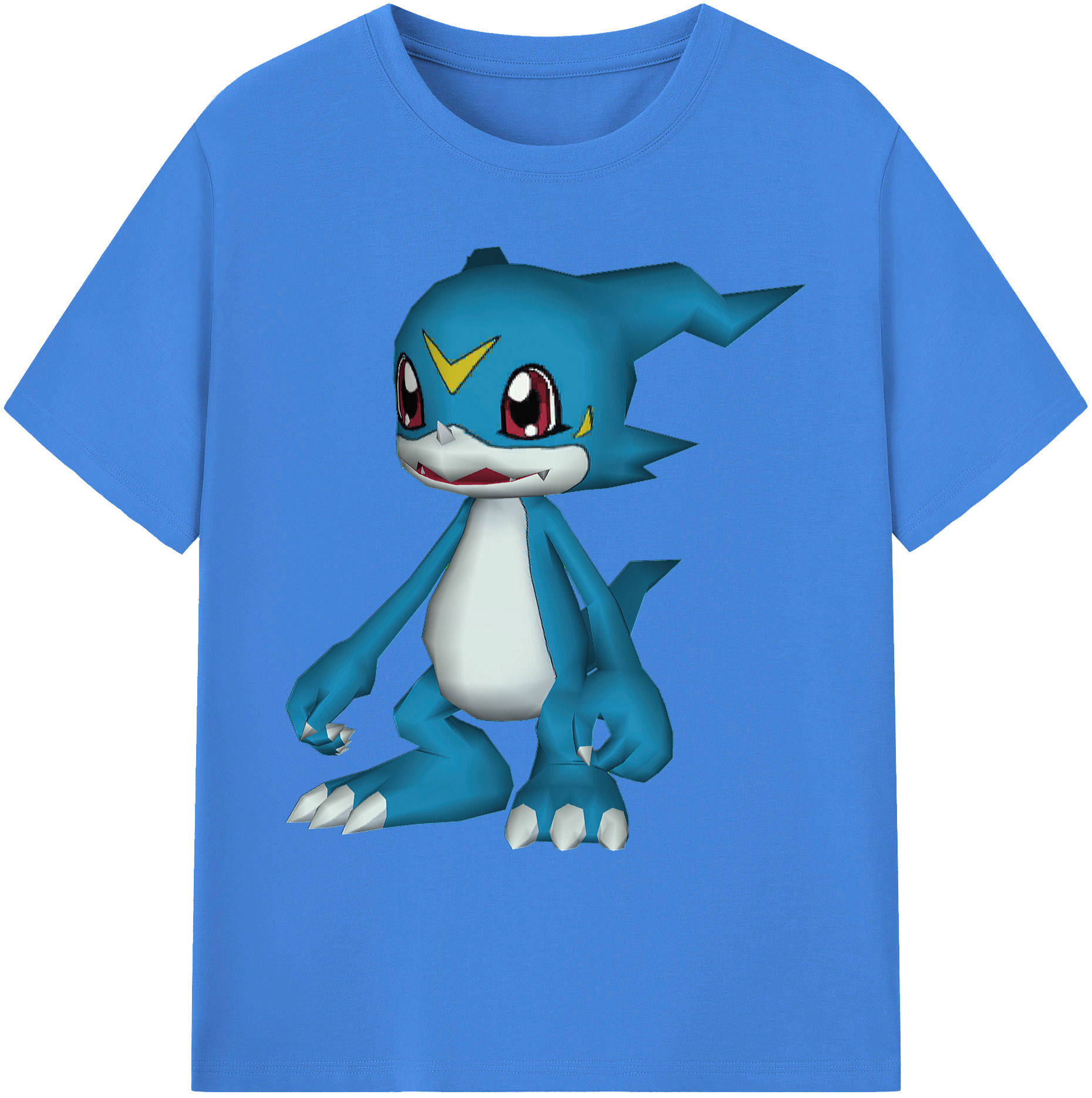 （画像用） Digimon デジタルモンスター/デジモン 綿100％ メンズ半袖Tシャツ｜肌触りやわらか＆通気性