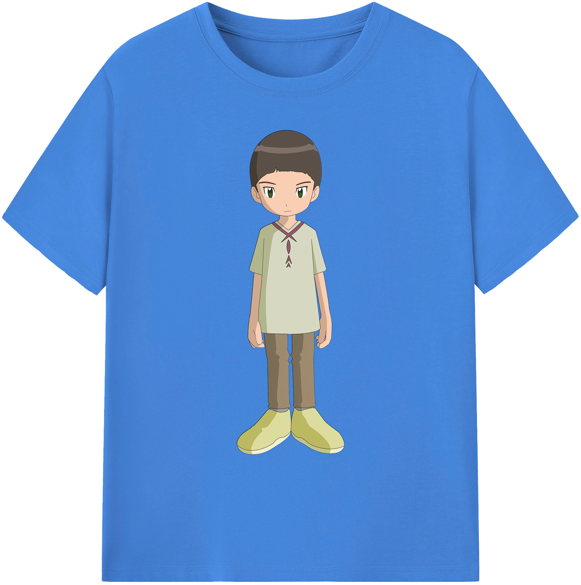 （画像用） Digimon デジタルモンスター/デジモン 綿100％ メンズ半袖Tシャツ｜肌触りやわらか＆通気性