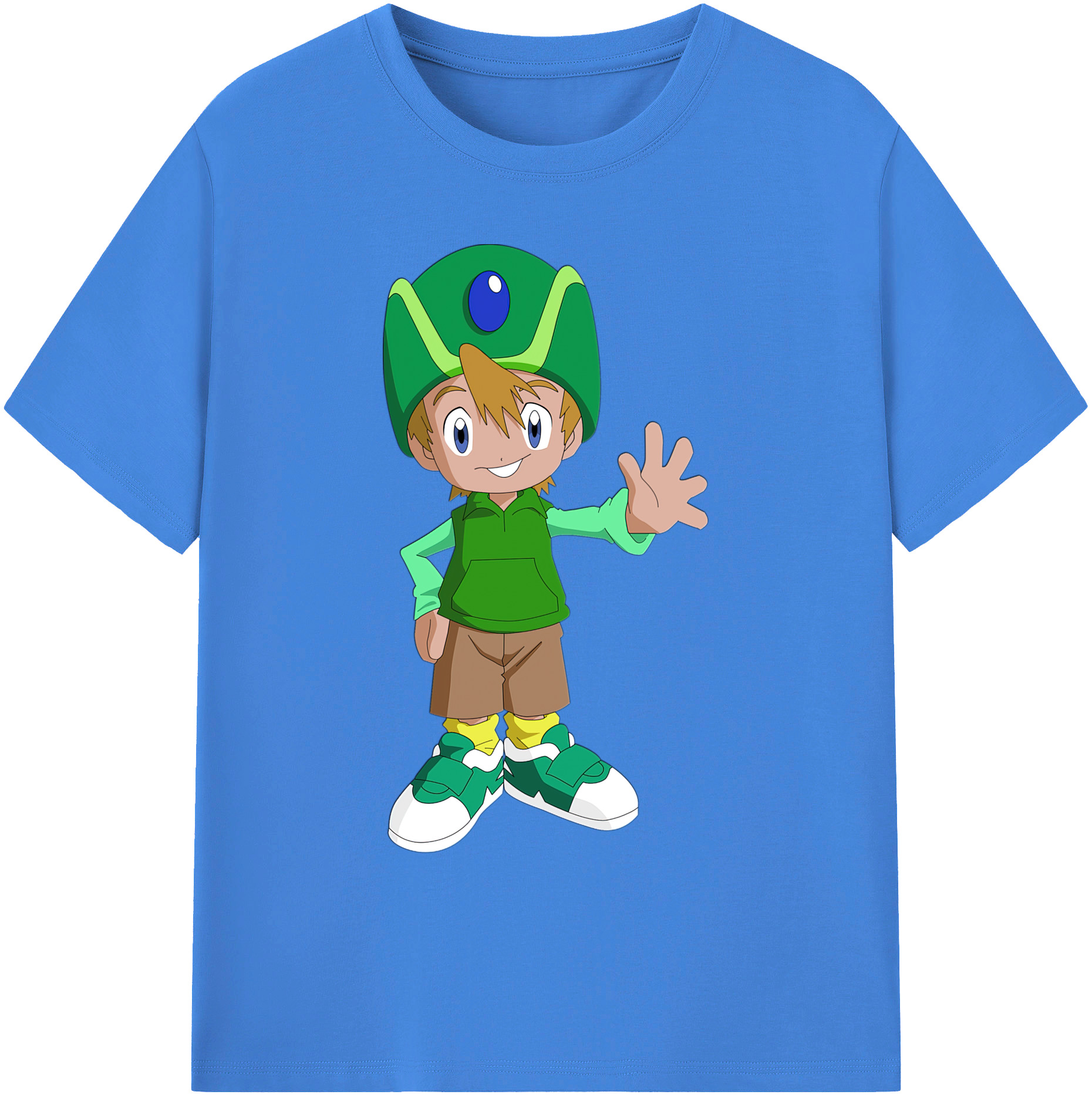 （画像用） Digimon デジタルモンスター/デジモン 綿100％ メンズ半袖Tシャツ｜肌触りやわらか＆通気性