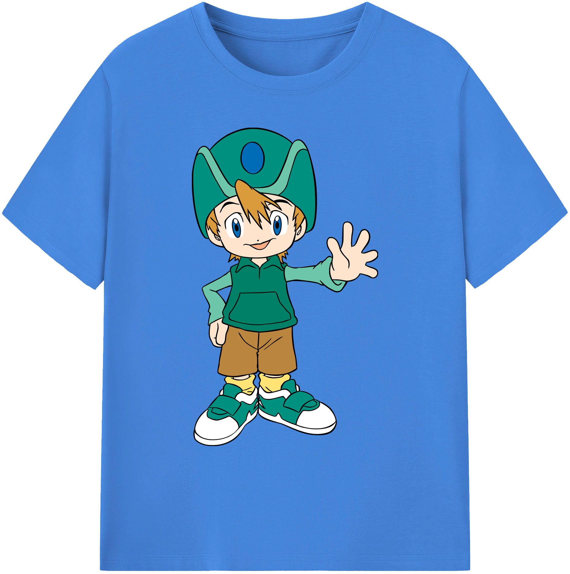 （画像用） Digimon デジタルモンスター/デジモン 綿100％ メンズ半袖Tシャツ｜肌触りやわらか＆通気性