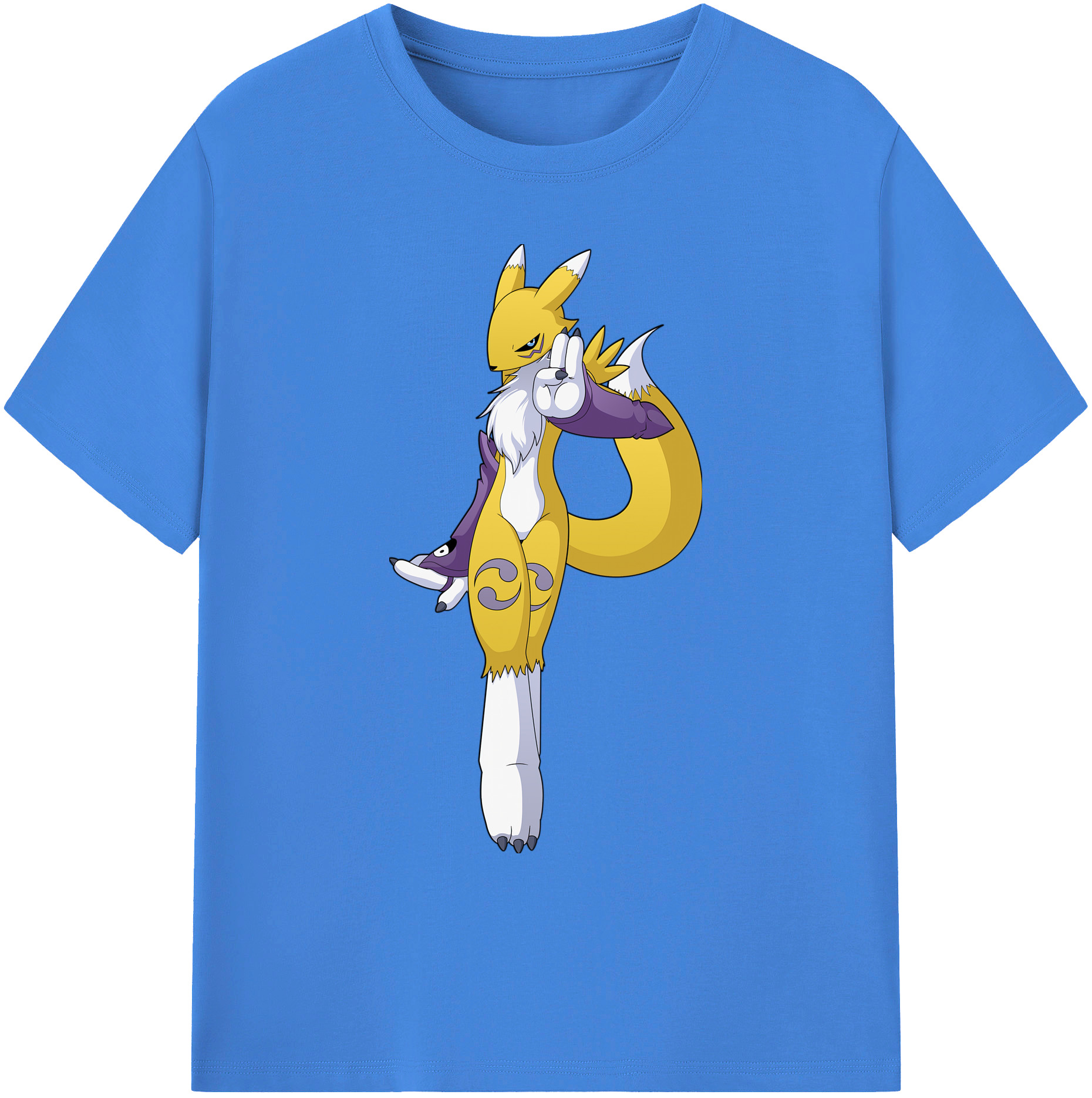 （画像用） Digimon デジタルモンスター/デジモン 綿100％ メンズ半袖Tシャツ｜肌触りやわらか＆通気性
