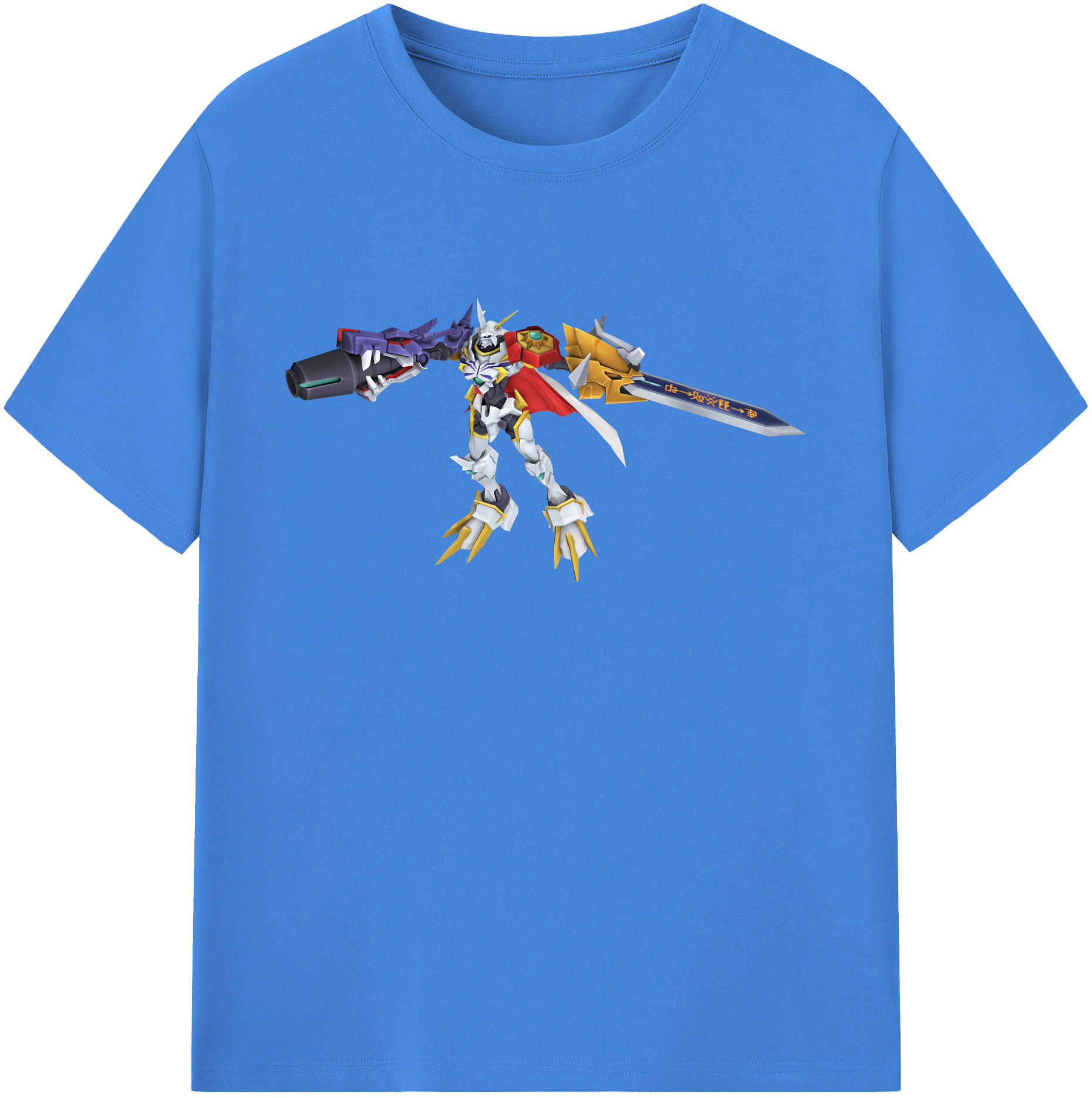 （画像用） Digimon デジタルモンスター/デジモン 綿100％ メンズ半袖Tシャツ｜肌触りやわらか＆通気性