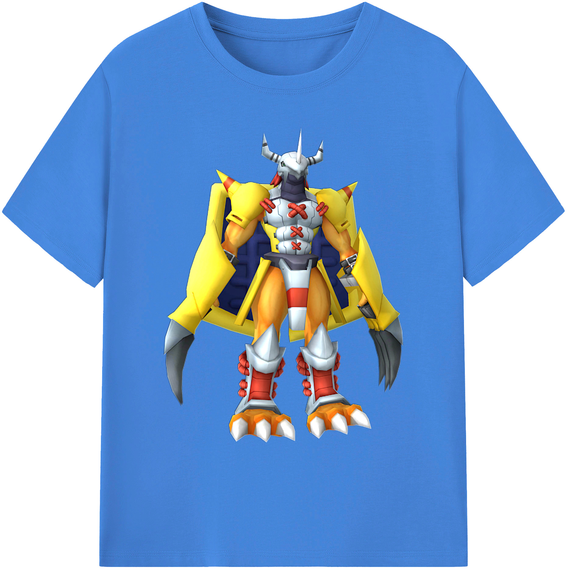 （画像用） Digimon デジタルモンスター/デジモン 綿100％ メンズ半袖Tシャツ｜肌触りやわらか＆通気性