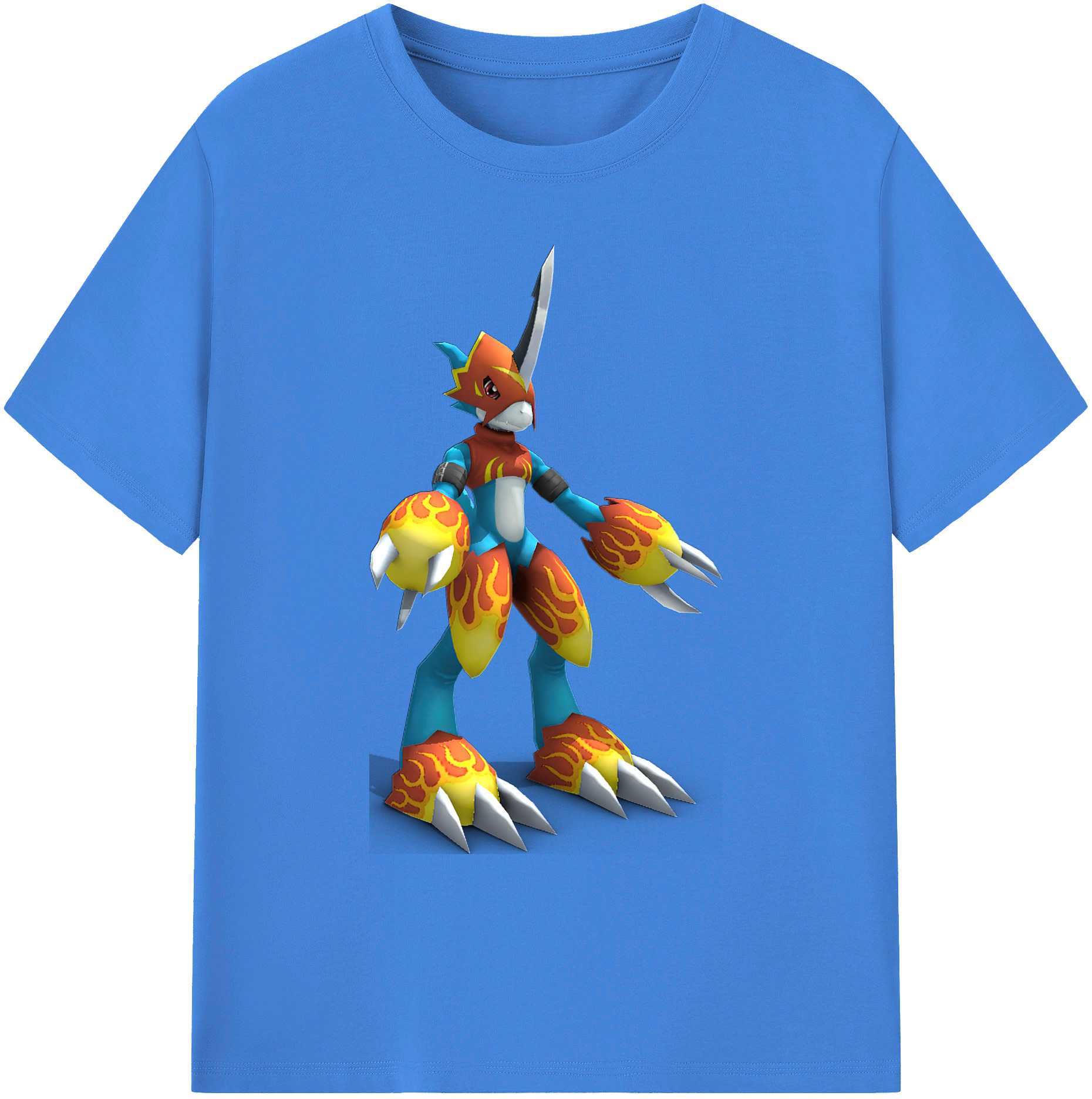 （画像用） Digimon デジタルモンスター/デジモン 綿100％ メンズ半袖Tシャツ｜肌触りやわらか＆通気性