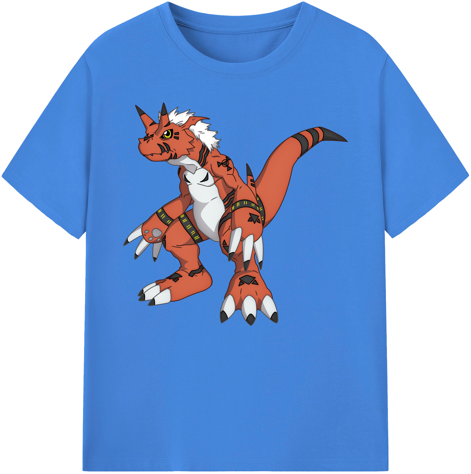 （画像用） Digimon デジタルモンスター/デジモン 綿100％ メンズ半袖Tシャツ｜肌触りやわらか＆通気性