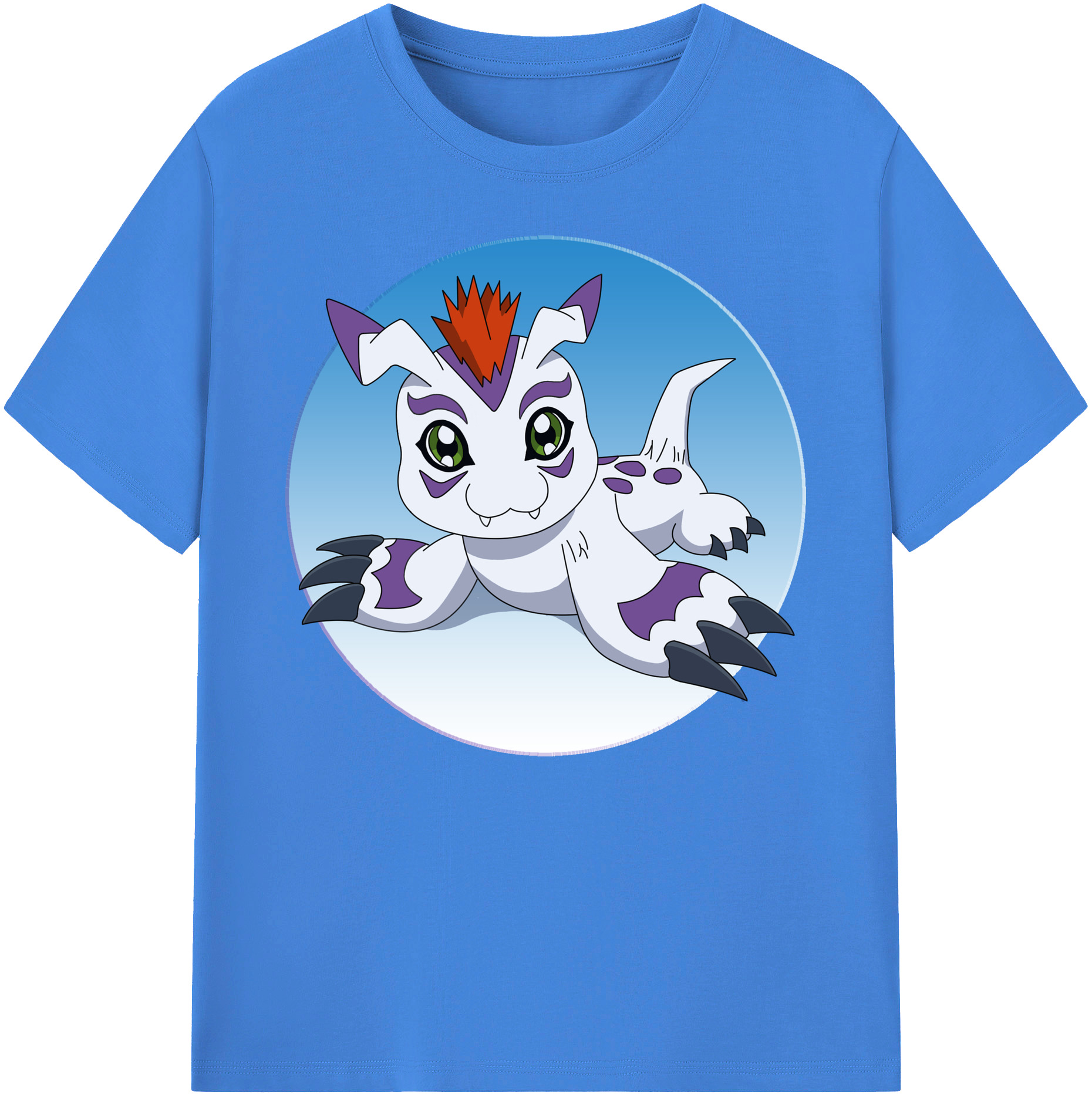 （画像用） Digimon デジタルモンスター/デジモン 綿100％ メンズ半袖Tシャツ｜肌触りやわらか＆通気性