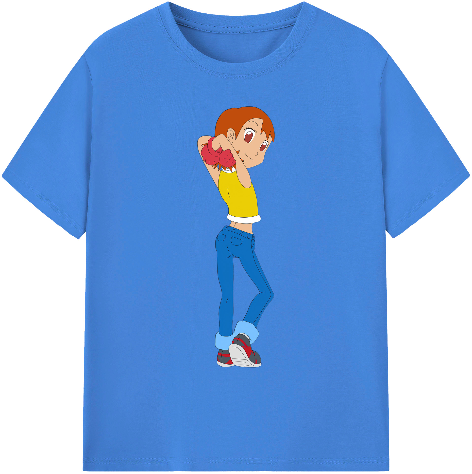 （画像用） Digimon デジタルモンスター/デジモン 綿100％ メンズ半袖Tシャツ｜肌触りやわらか＆通気性