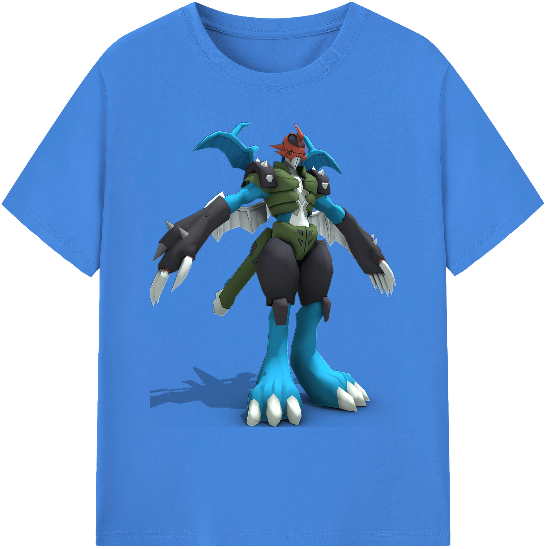 （画像用） Digimon デジタルモンスター/デジモン 綿100％ メンズ半袖Tシャツ｜肌触りやわらか＆通気性