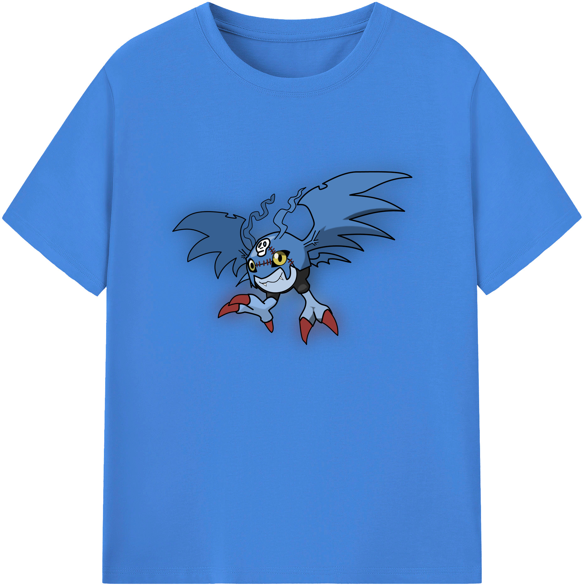 （画像用） Digimon デジタルモンスター/デジモン 綿100％ メンズ半袖Tシャツ｜肌触りやわらか＆通気性