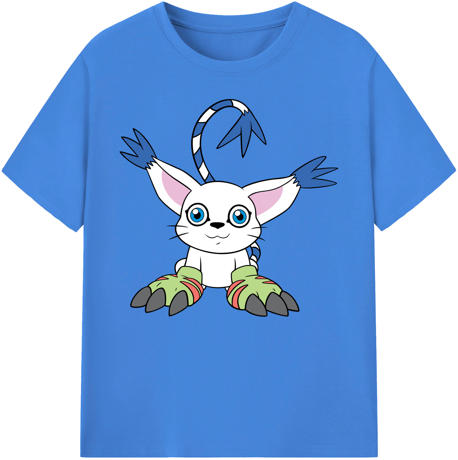 （画像用） Digimon デジタルモンスター/デジモン 綿100％ メンズ半袖Tシャツ｜肌触りやわらか＆通気性