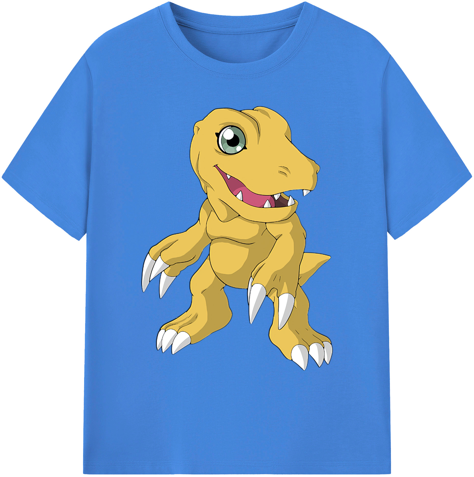 （画像用） Digimon デジタルモンスター/デジモン 綿100％ メンズ半袖Tシャツ｜肌触りやわらか＆通気性