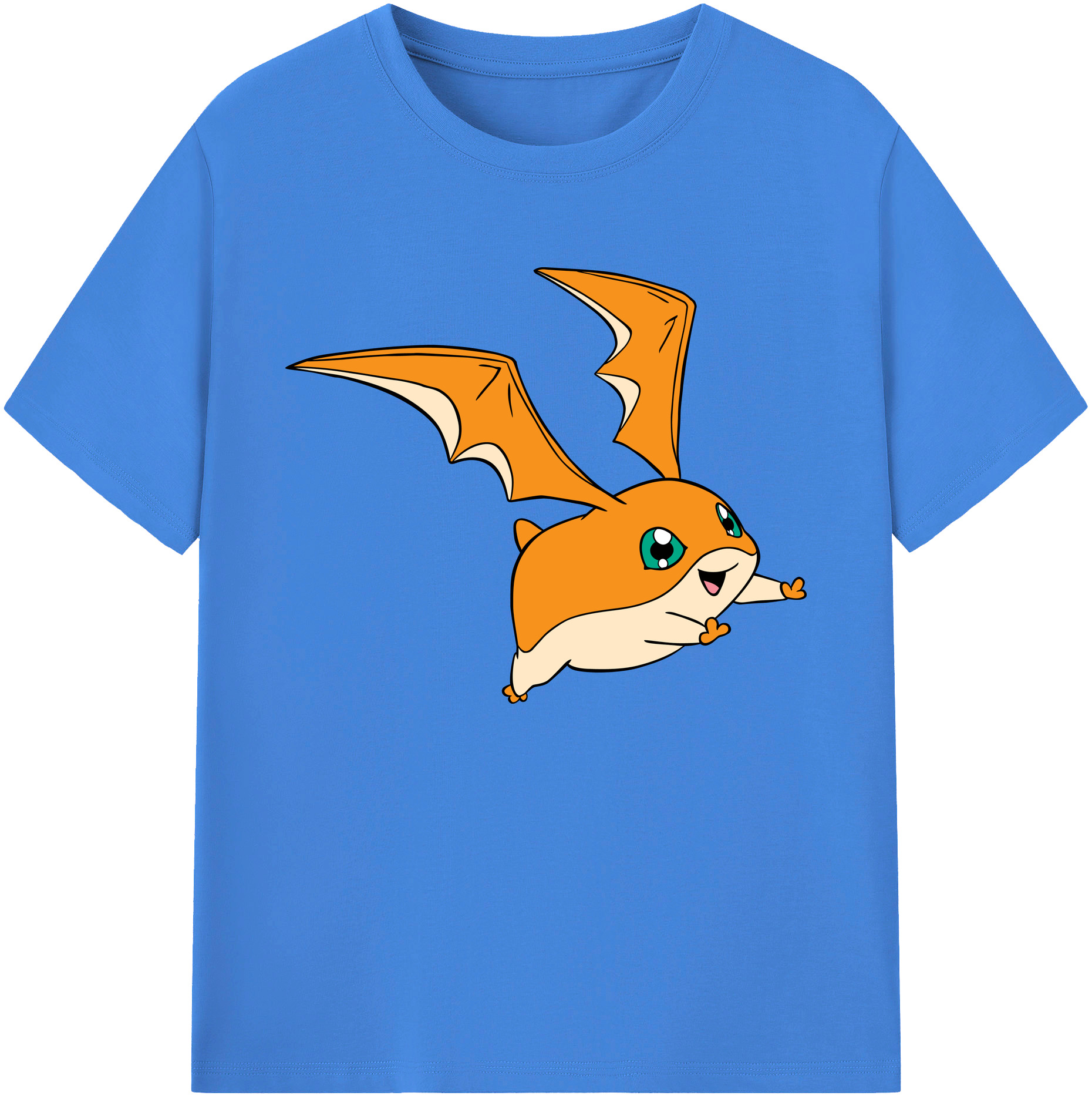 （画像用） Digimon デジタルモンスター/デジモン 綿100％ メンズ半袖Tシャツ｜肌触りやわらか＆通気性