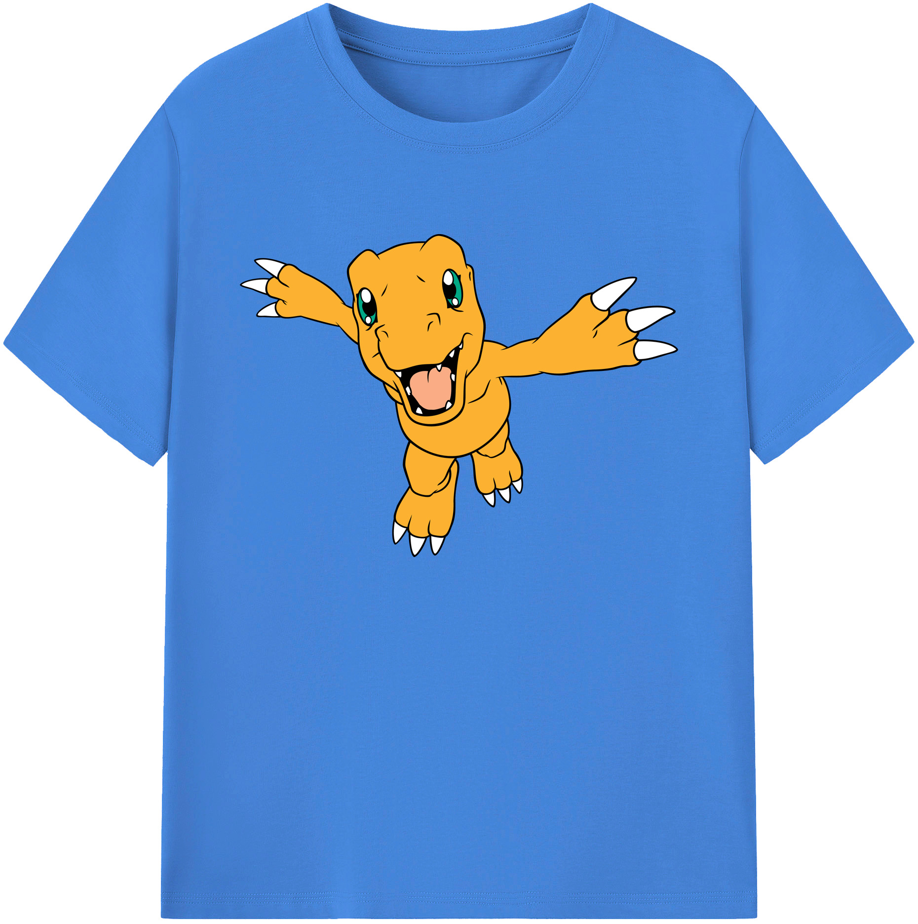 （画像用） Digimon デジタルモンスター/デジモン 綿100％ メンズ半袖Tシャツ｜肌触りやわらか＆通気性