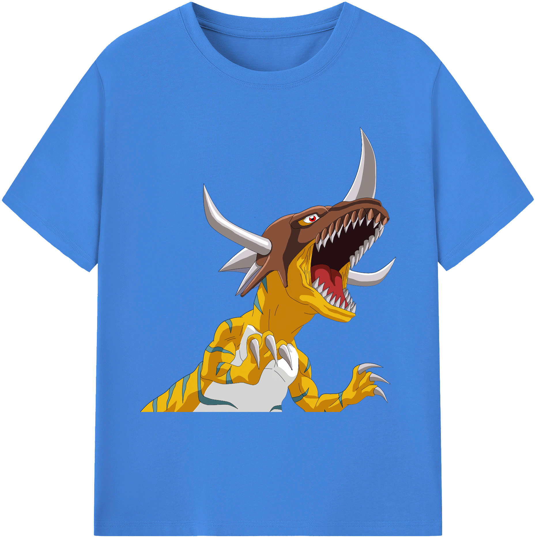 （画像用） Digimon デジタルモンスター/デジモン 綿100％ メンズ半袖Tシャツ｜肌触りやわらか＆通気性