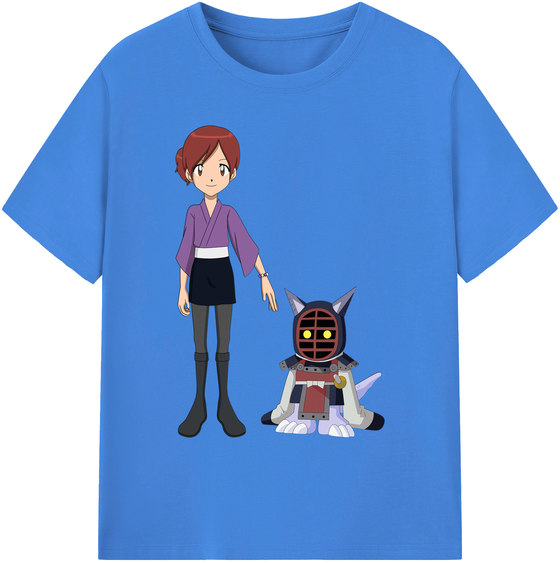 （画像用） Digimon デジタルモンスター/デジモン 綿100％ メンズ半袖Tシャツ｜肌触りやわらか＆通気性
