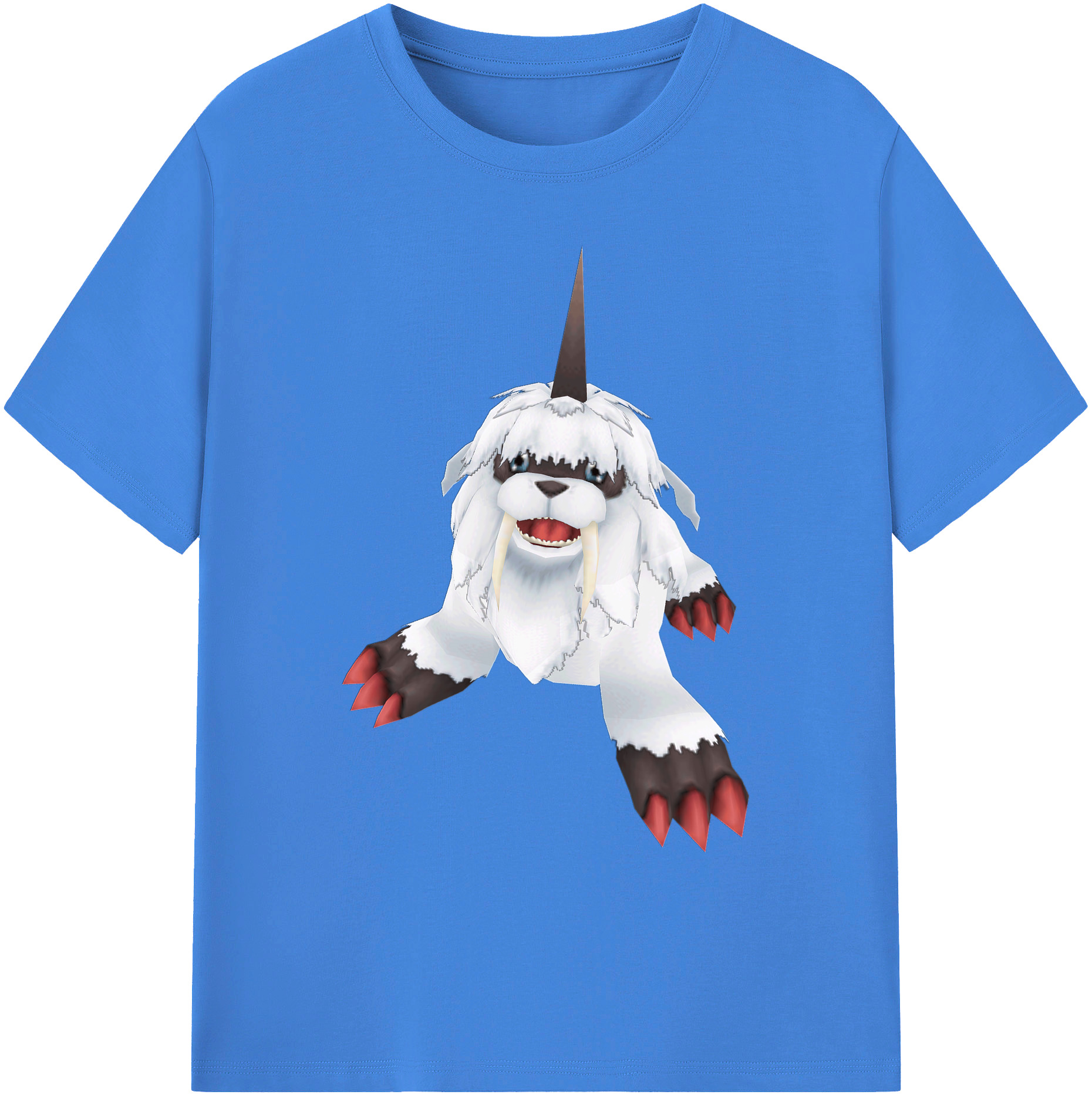 （画像用） Digimon デジタルモンスター/デジモン 綿100％ メンズ半袖Tシャツ｜肌触りやわらか＆通気性