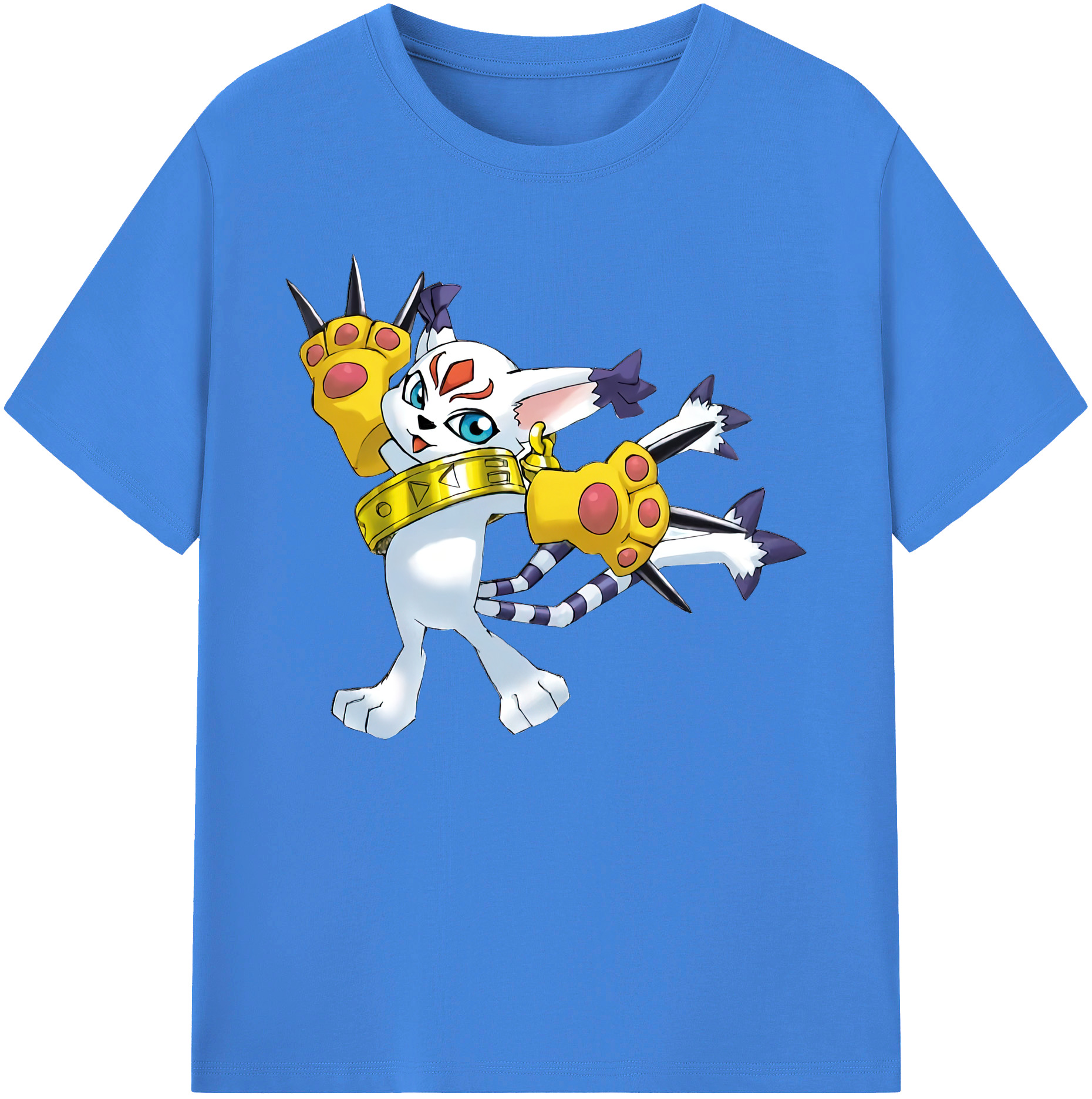 （画像用） Digimon デジタルモンスター/デジモン 綿100％ メンズ半袖Tシャツ｜肌触りやわらか＆通気性