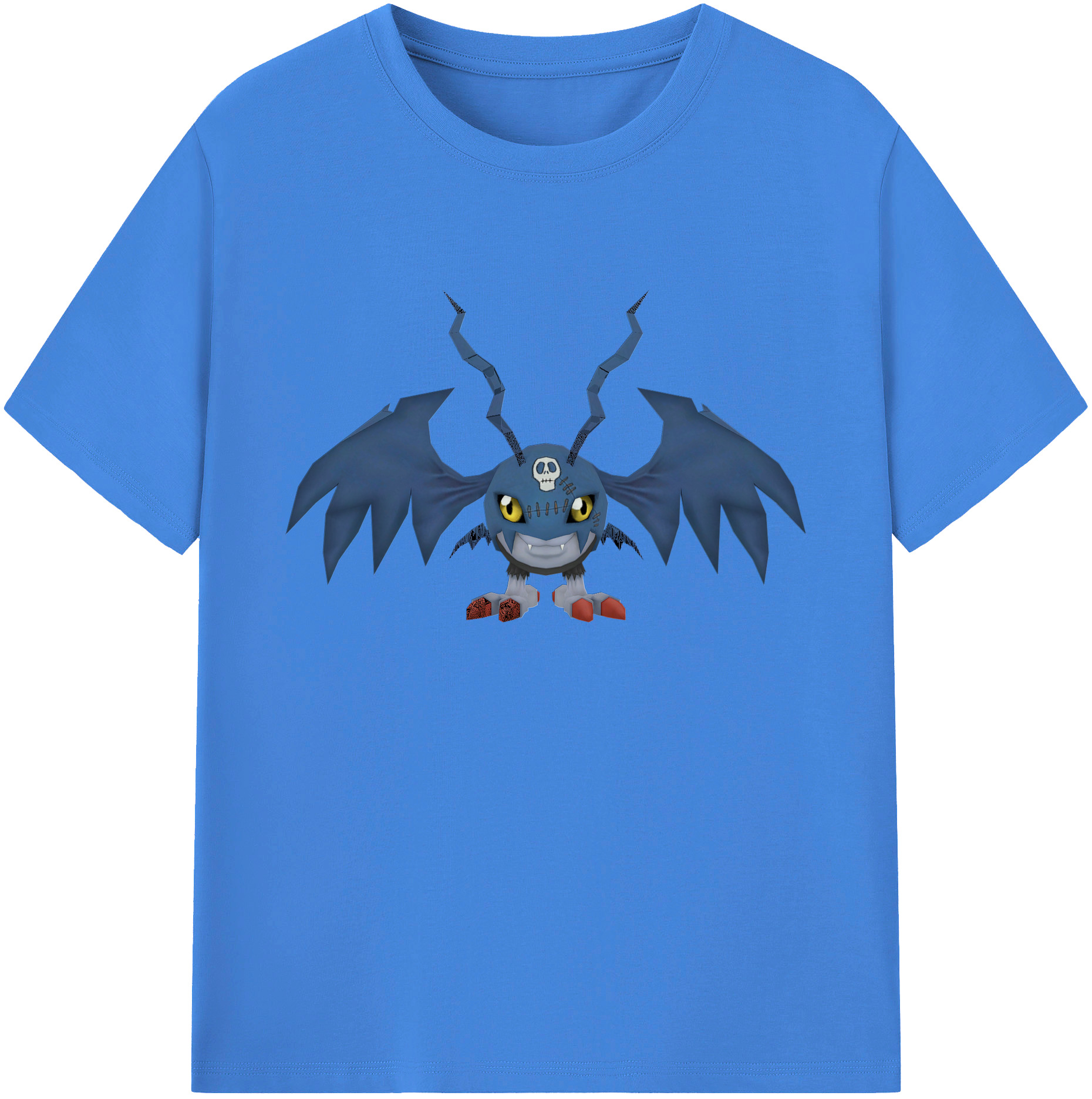 （画像用） Digimon デジタルモンスター/デジモン 綿100％ メンズ半袖Tシャツ｜肌触りやわらか＆通気性