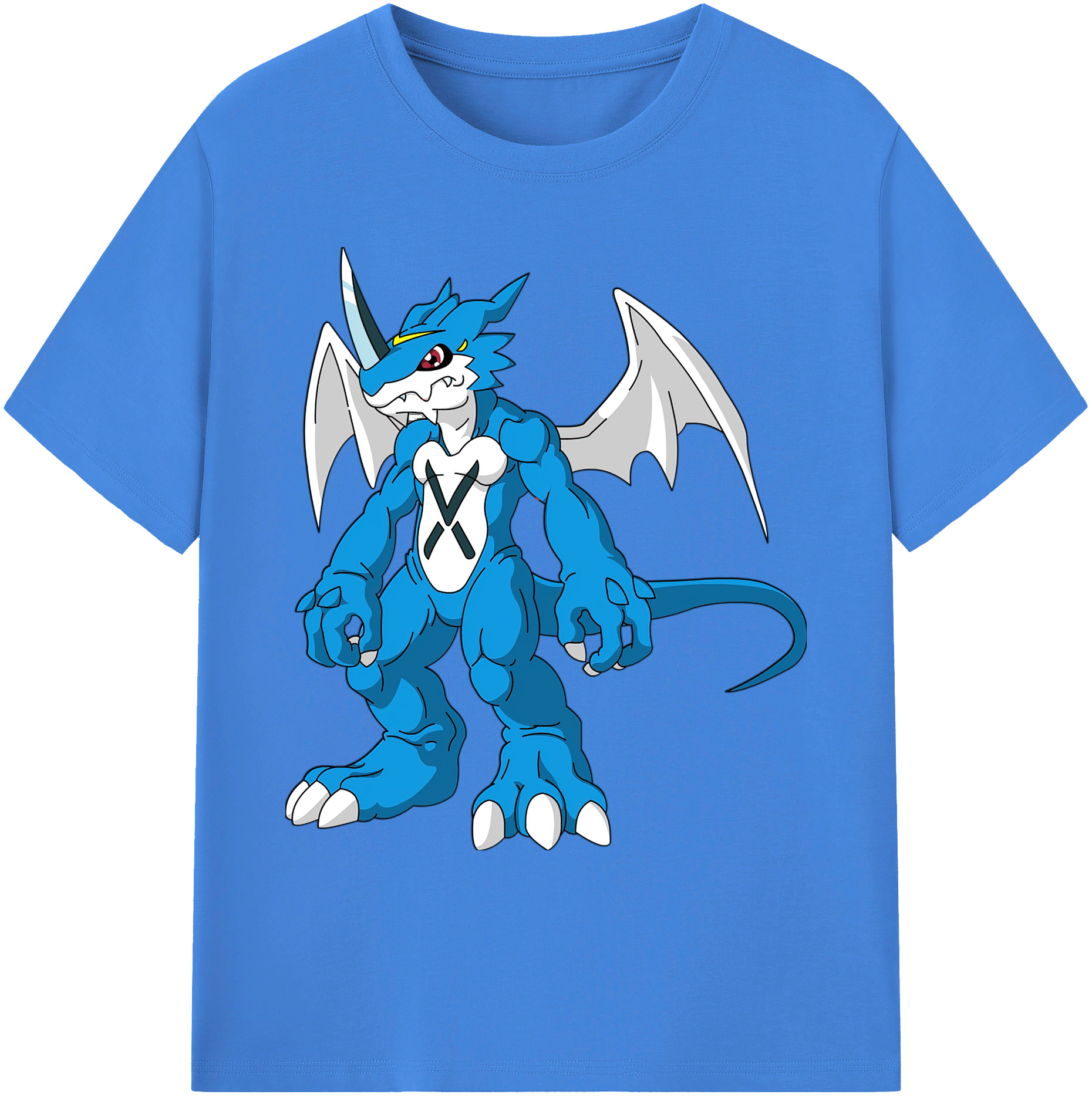 （画像用） Digimon デジタルモンスター/デジモン 綿100％ メンズ半袖Tシャツ｜肌触りやわらか＆通気性