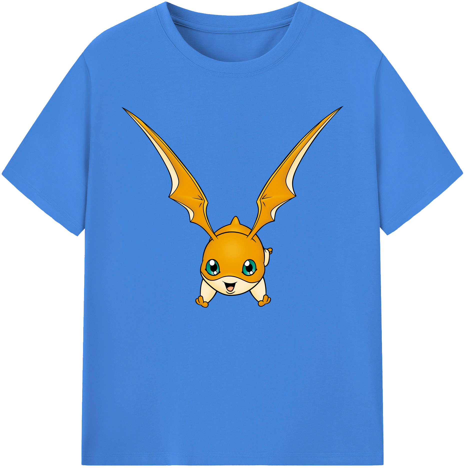 （画像用） Digimon デジタルモンスター/デジモン 綿100％ メンズ半袖Tシャツ｜肌触りやわらか＆通気性