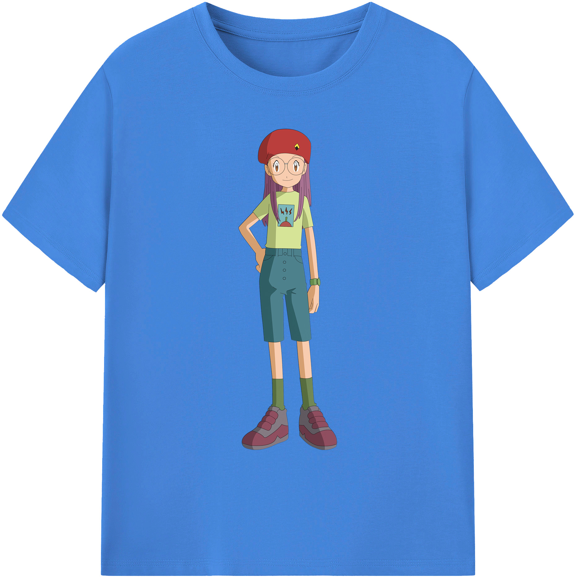 （画像用） Digimon デジタルモンスター/デジモン 綿100％ メンズ半袖Tシャツ｜肌触りやわらか＆通気性