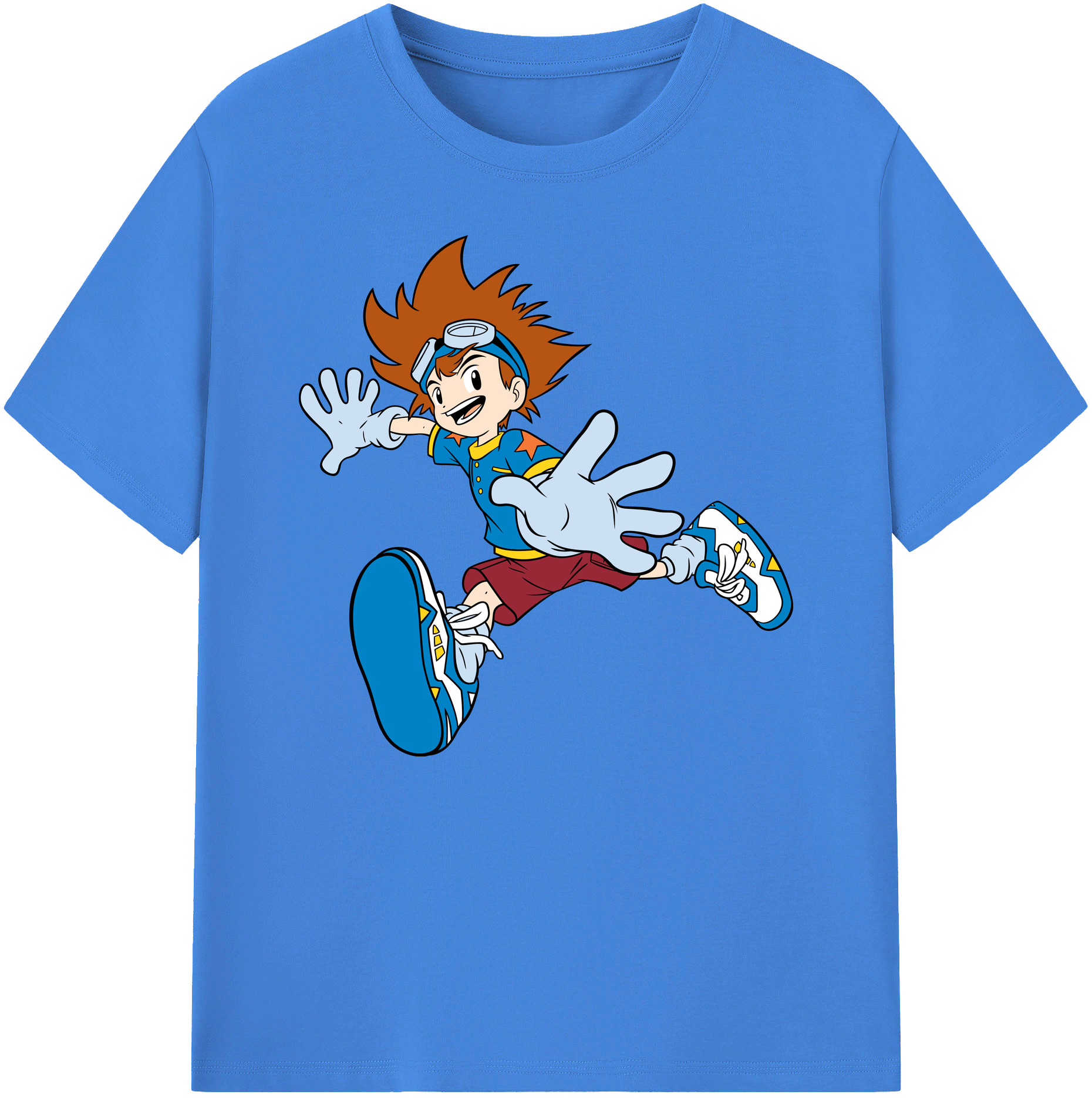 （画像用） Digimon デジタルモンスター/デジモン 綿100％ メンズ半袖Tシャツ｜肌触りやわらか＆通気性