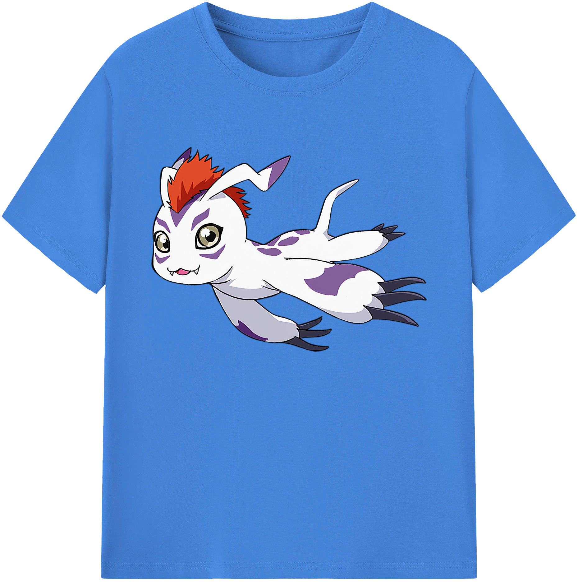 （画像用） Digimon デジタルモンスター/デジモン 綿100％ メンズ半袖Tシャツ｜肌触りやわらか＆通気性