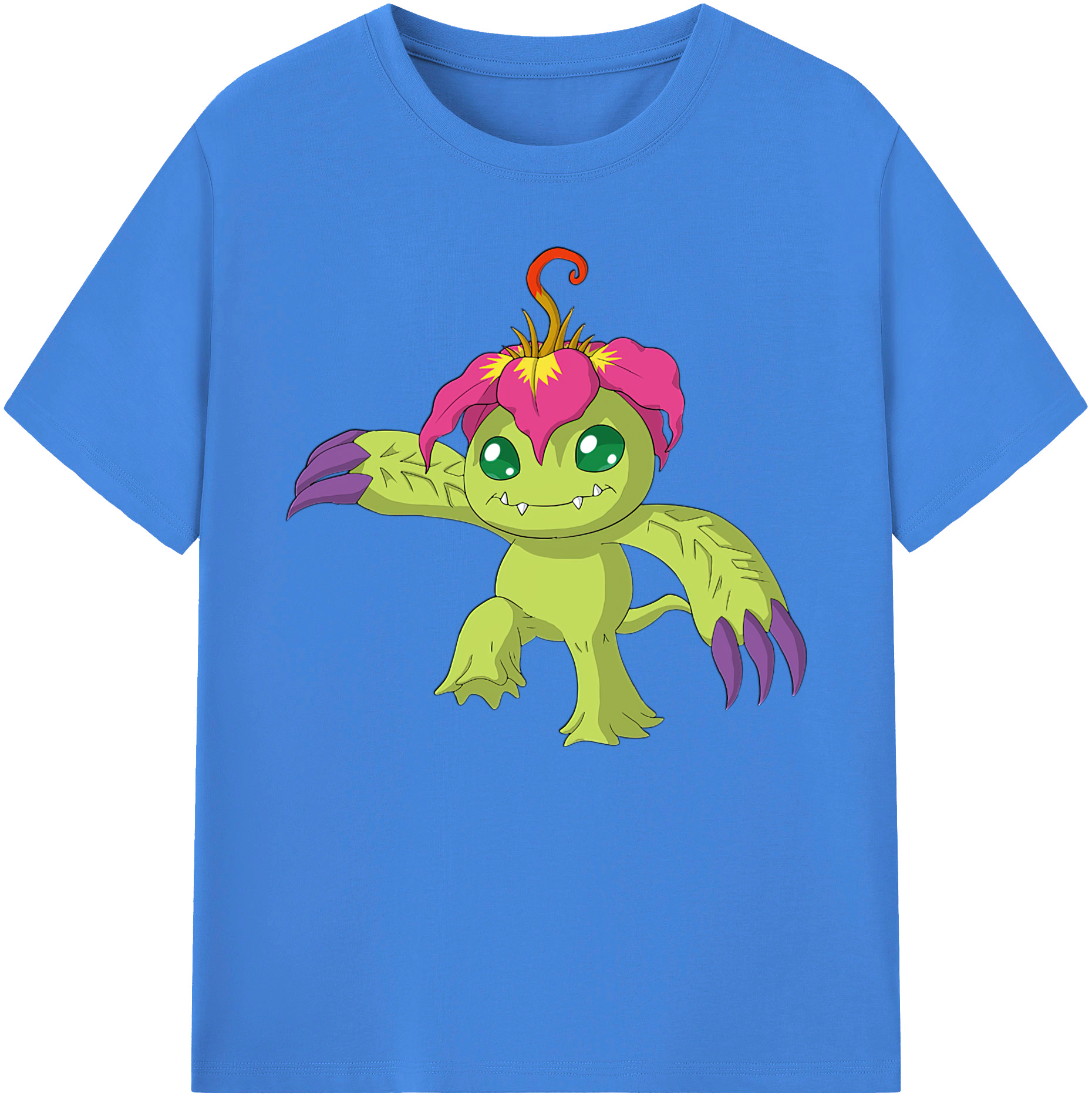 （画像用） Digimon デジタルモンスター/デジモン 綿100％ メンズ半袖Tシャツ｜肌触りやわらか＆通気性