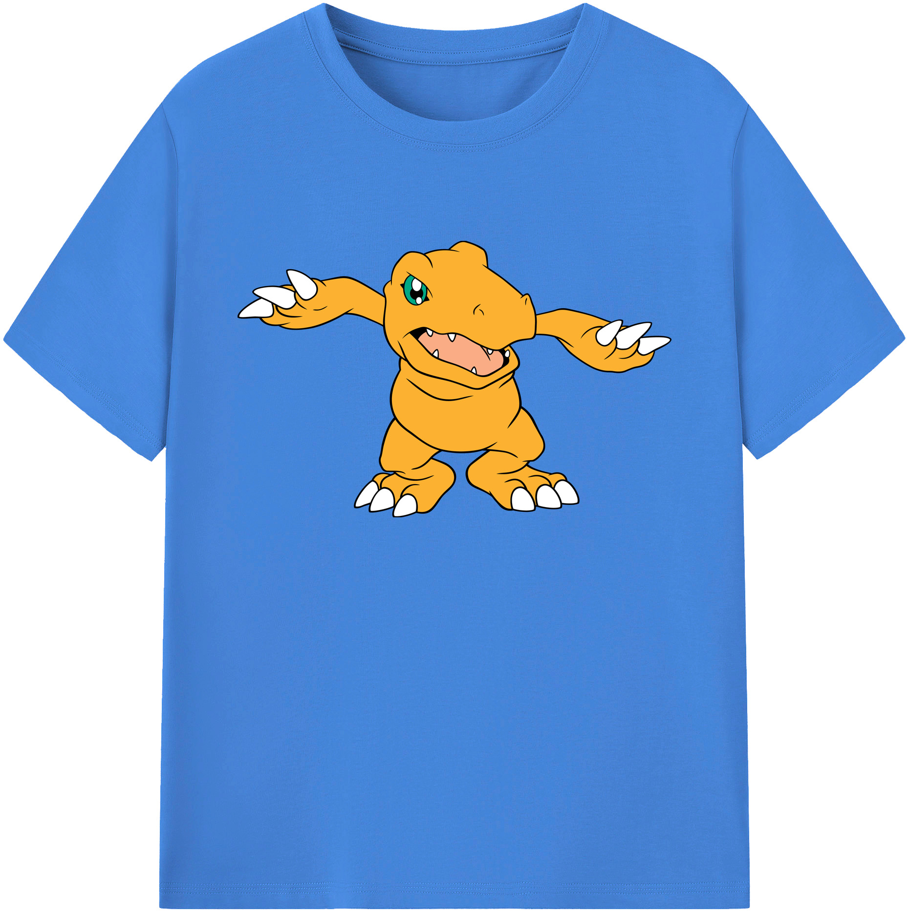 （画像用） Digimon デジタルモンスター/デジモン 綿100％ メンズ半袖Tシャツ｜肌触りやわらか＆通気性