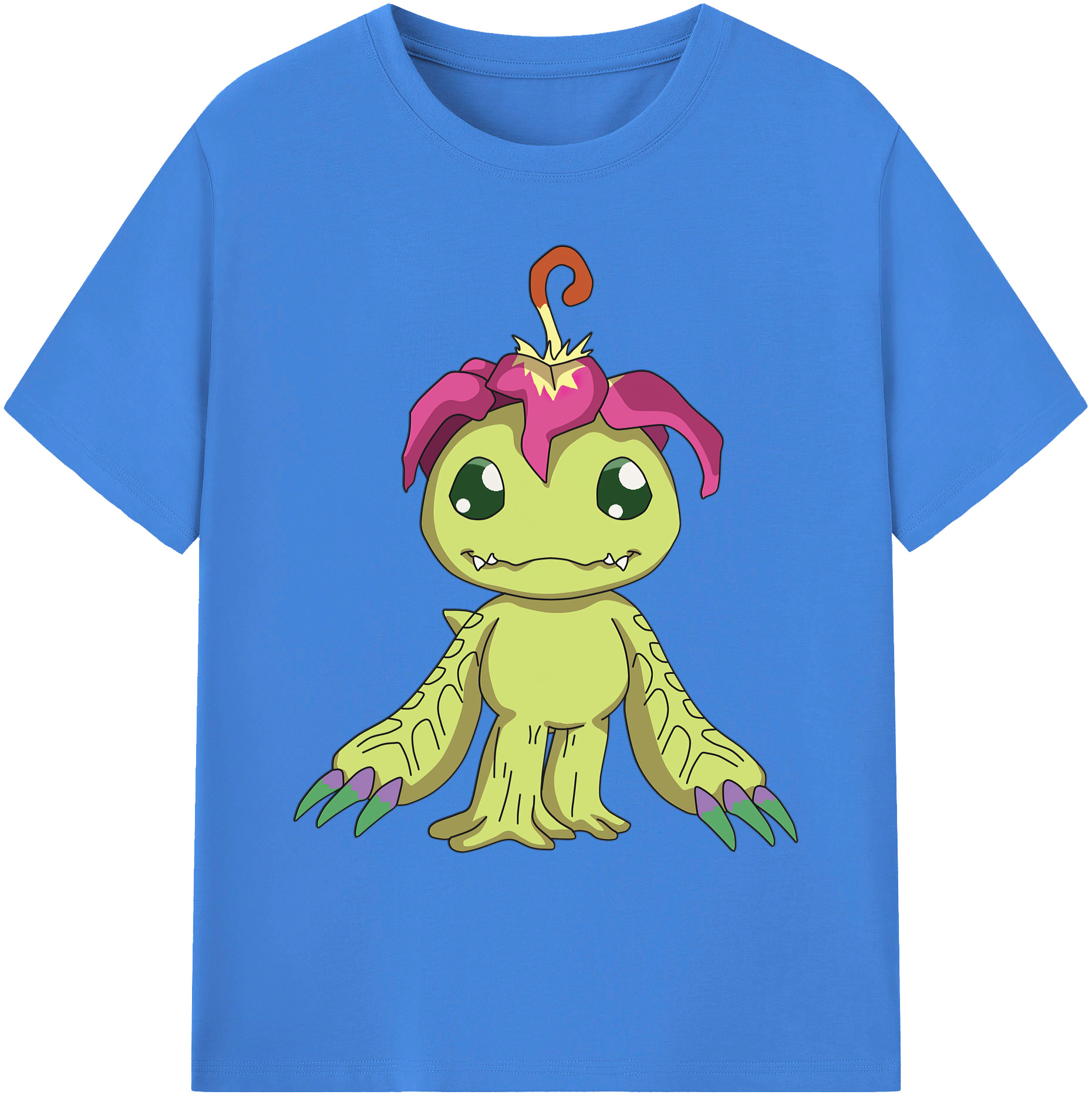 （画像用） Digimon デジタルモンスター/デジモン 綿100％ メンズ半袖Tシャツ｜肌触りやわらか＆通気性