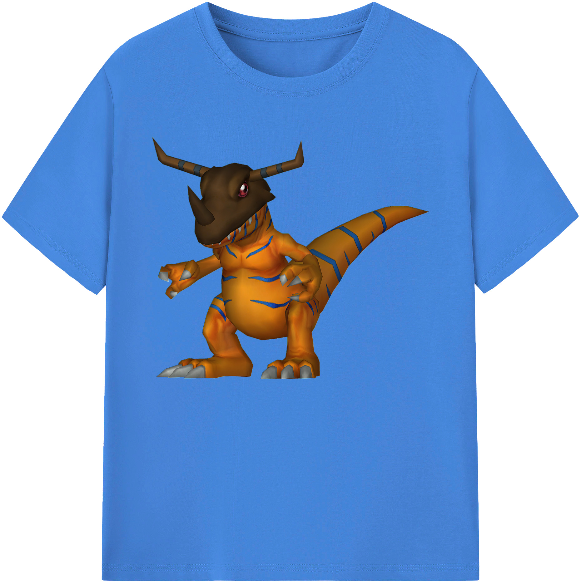 （画像用） Digimon デジタルモンスター/デジモン 綿100％ メンズ半袖Tシャツ｜肌触りやわらか＆通気性
