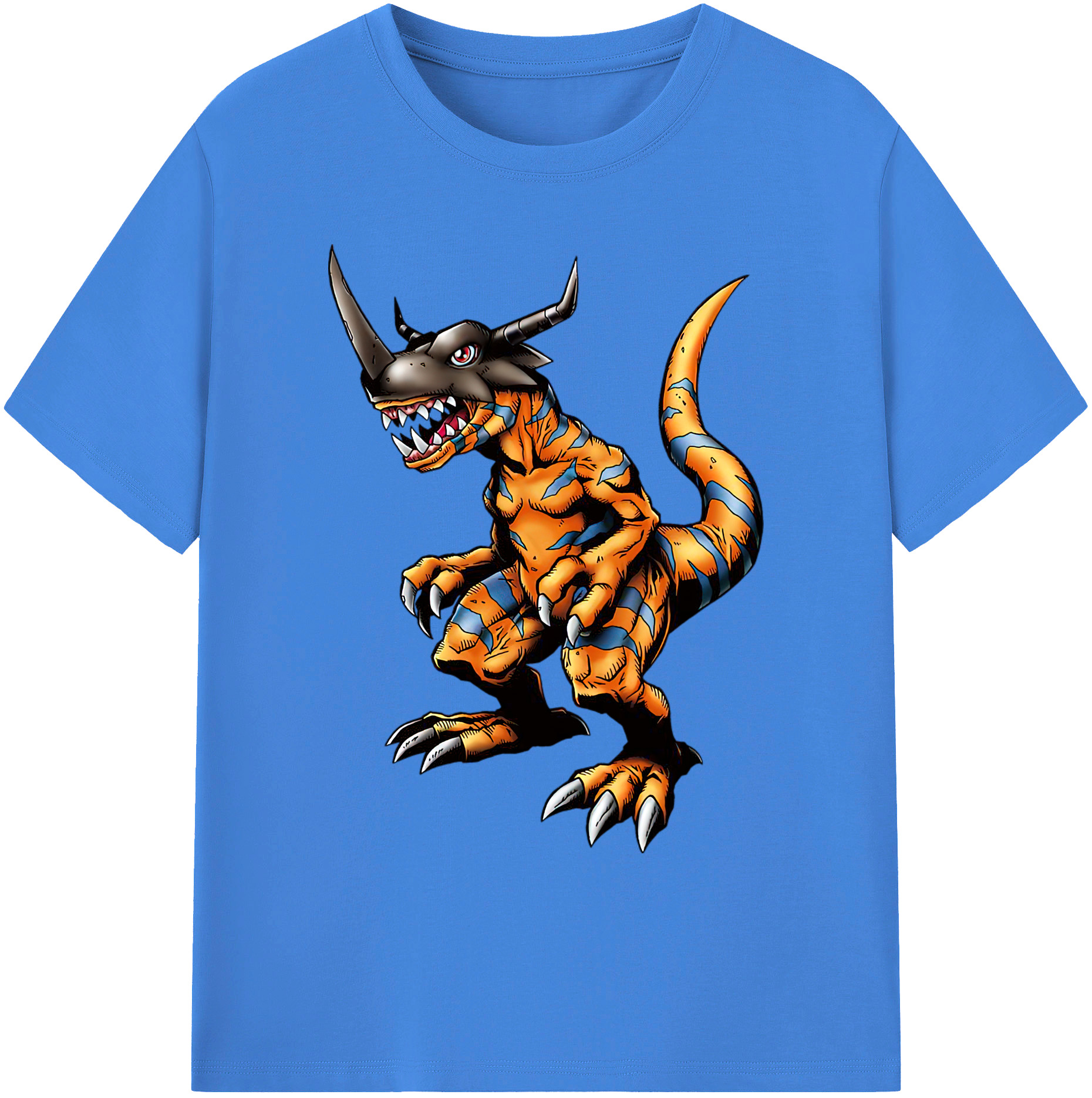 （画像用） Digimon デジタルモンスター/デジモン 綿100％ メンズ半袖Tシャツ｜肌触りやわらか＆通気性