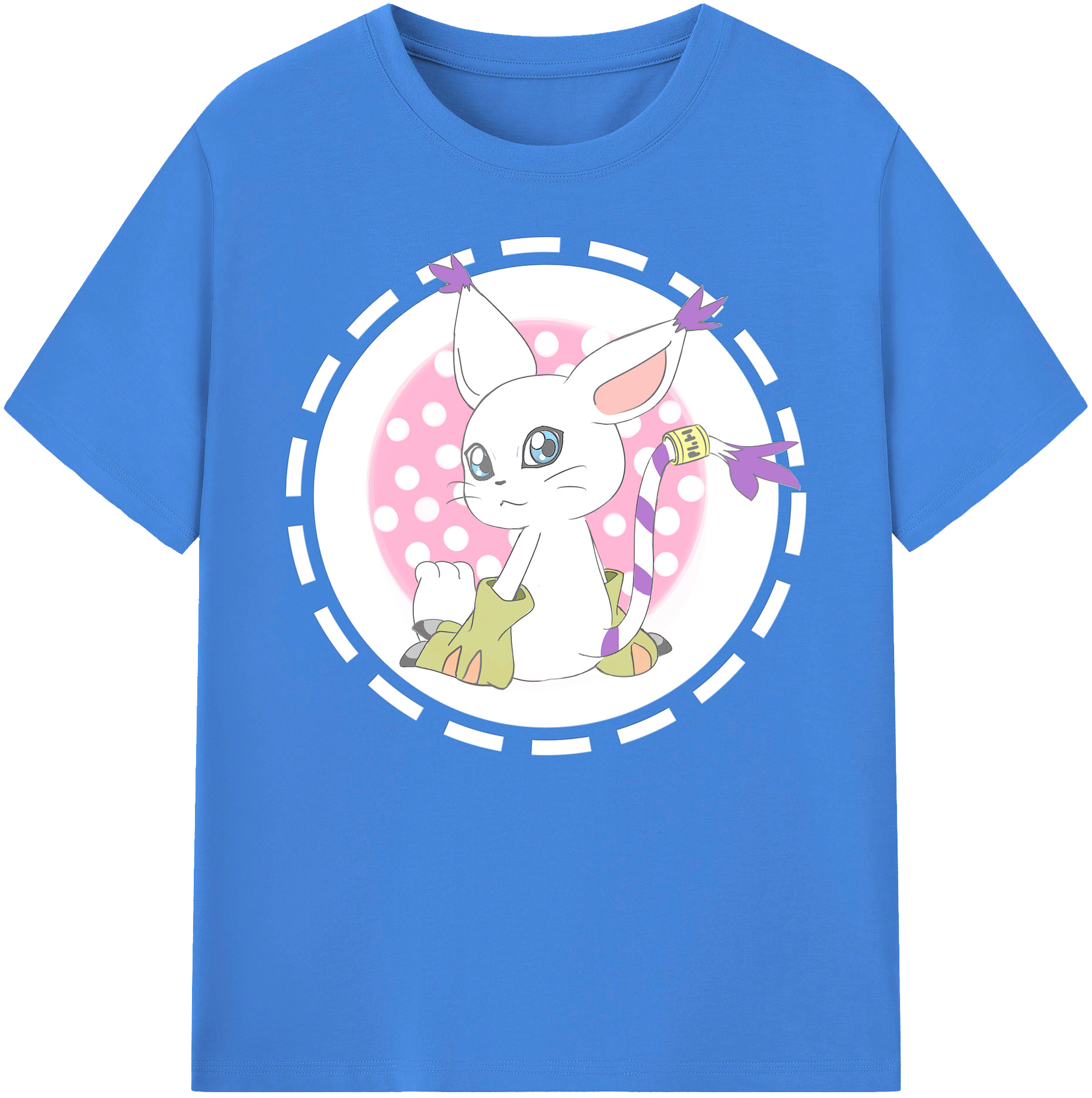 （画像用） Digimon デジタルモンスター/デジモン 綿100％ メンズ半袖Tシャツ｜肌触りやわらか＆通気性